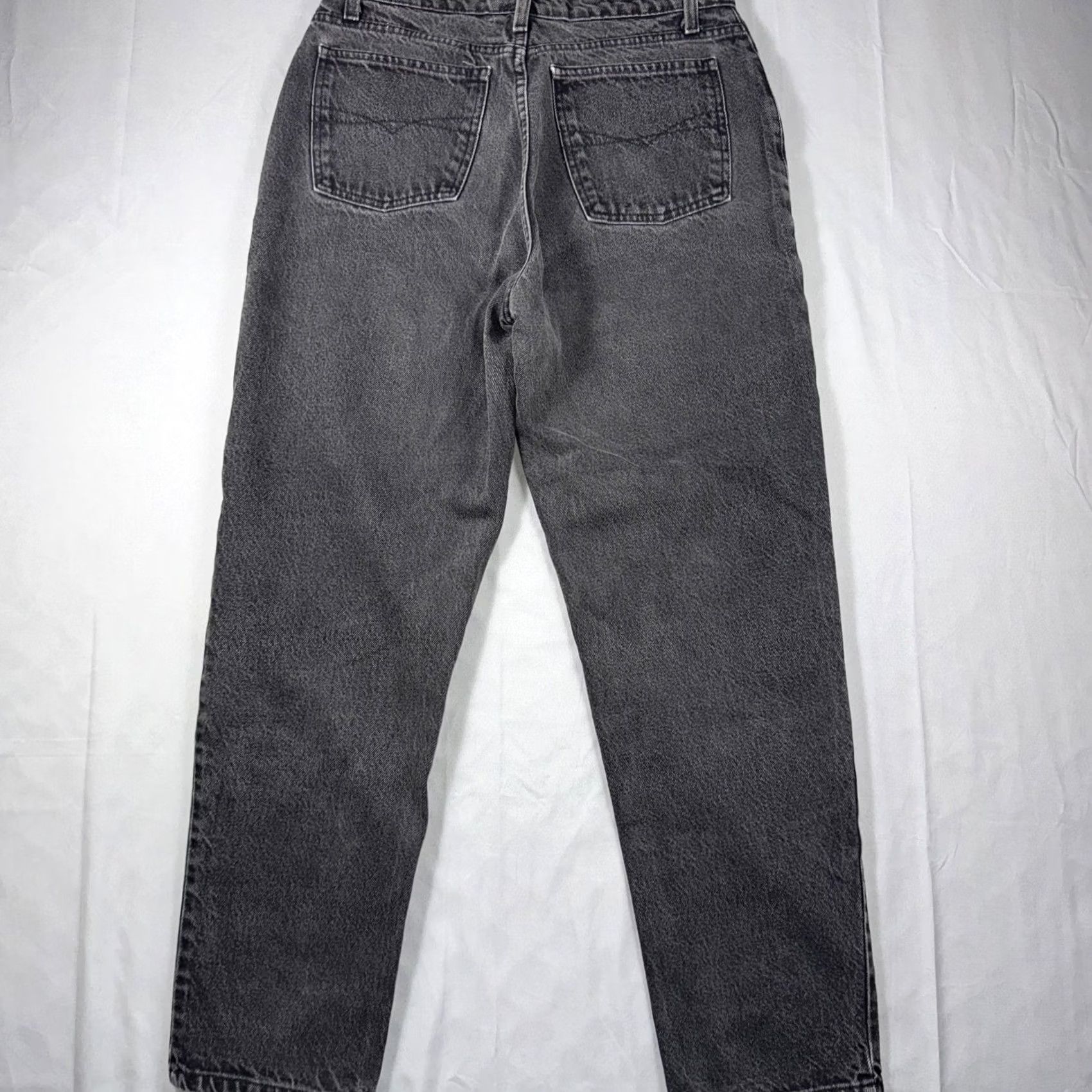 Anchor Blue VINTAGE Anchor Blue Jeans Loose Fit Charcoal Wash 11/12S Juniors 5-Pocket Denim Relaxed Straight Womens Size 32" / US 10 / IT 46 - 2 Thumbnail