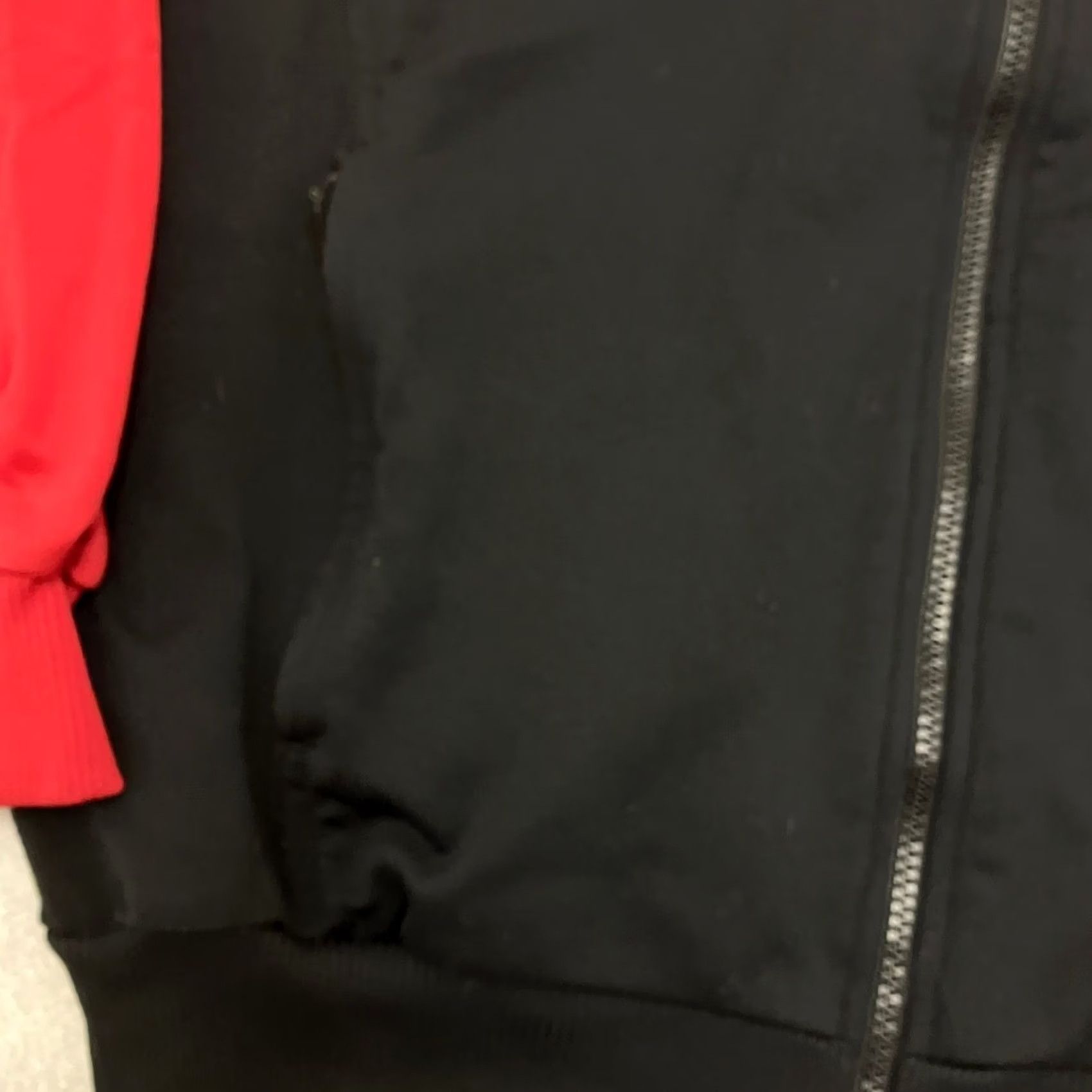 Adidas VINTAGE adidas Track Jacket Mens Large Red Black 3 Stripe Full Zip 90s Size US L / EU 52-54 / 3 - 3 Thumbnail