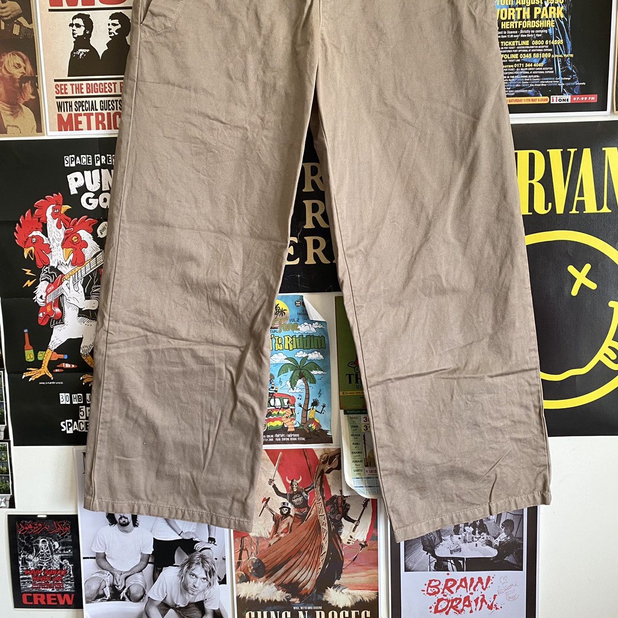 Vintage Vintage Marine Francaise Rare Style Chinos Pants Size US 29 - 3 Thumbnail
