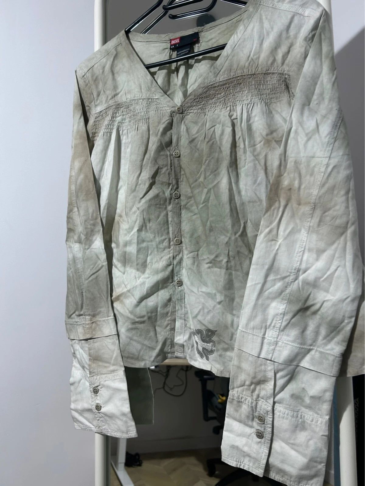 Diesel Diesel Vintage Button Up Blouse Size S / US 4 / IT 40 - 3 Thumbnail