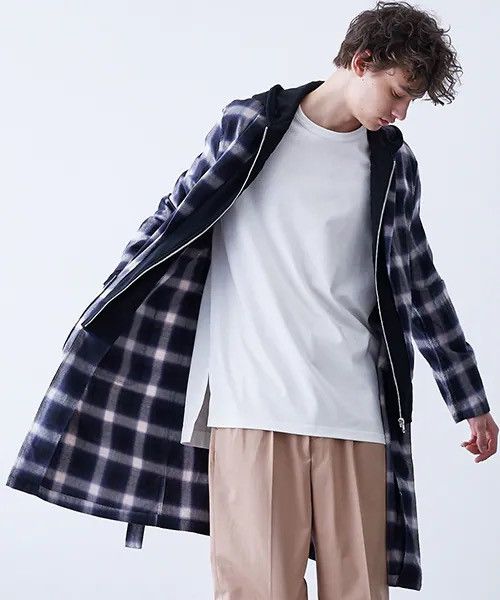Undercover SS17 Undercover Layered Tartan Hooded Parka Size US M / EU 48-50 / 2 - 1 Thumbnail