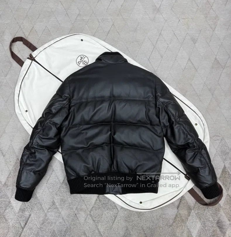 Hermes Hermes Showpiece Pilot Leather Down Jacket, Lamb Fur, Clas Size US M / EU 48-50 / 2 - 6 Thumbnail