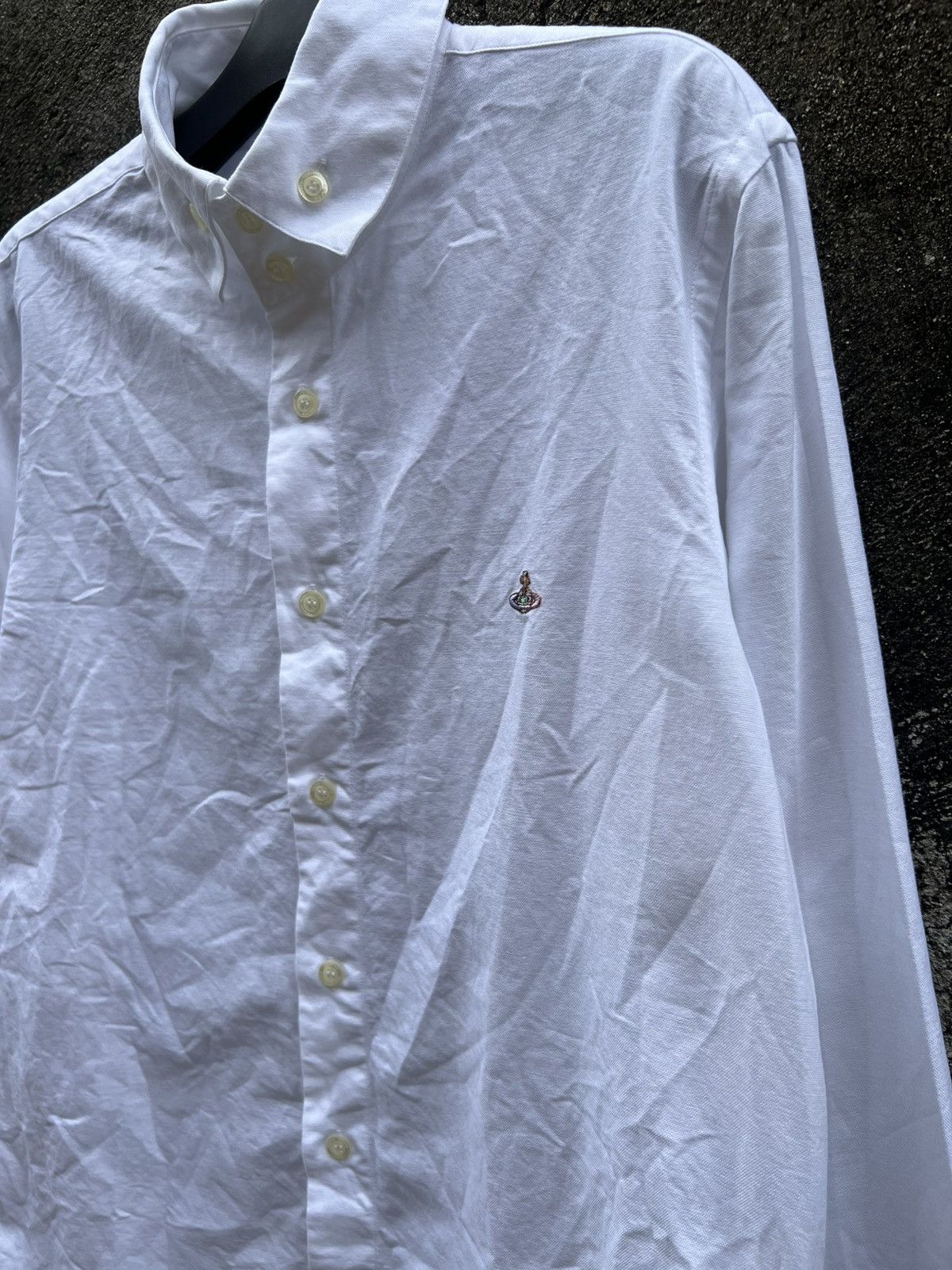 Vivienne Westwood Vivienne Westwood Orb White Shirt Size US L / EU 52-54 / 3 - 3 Thumbnail