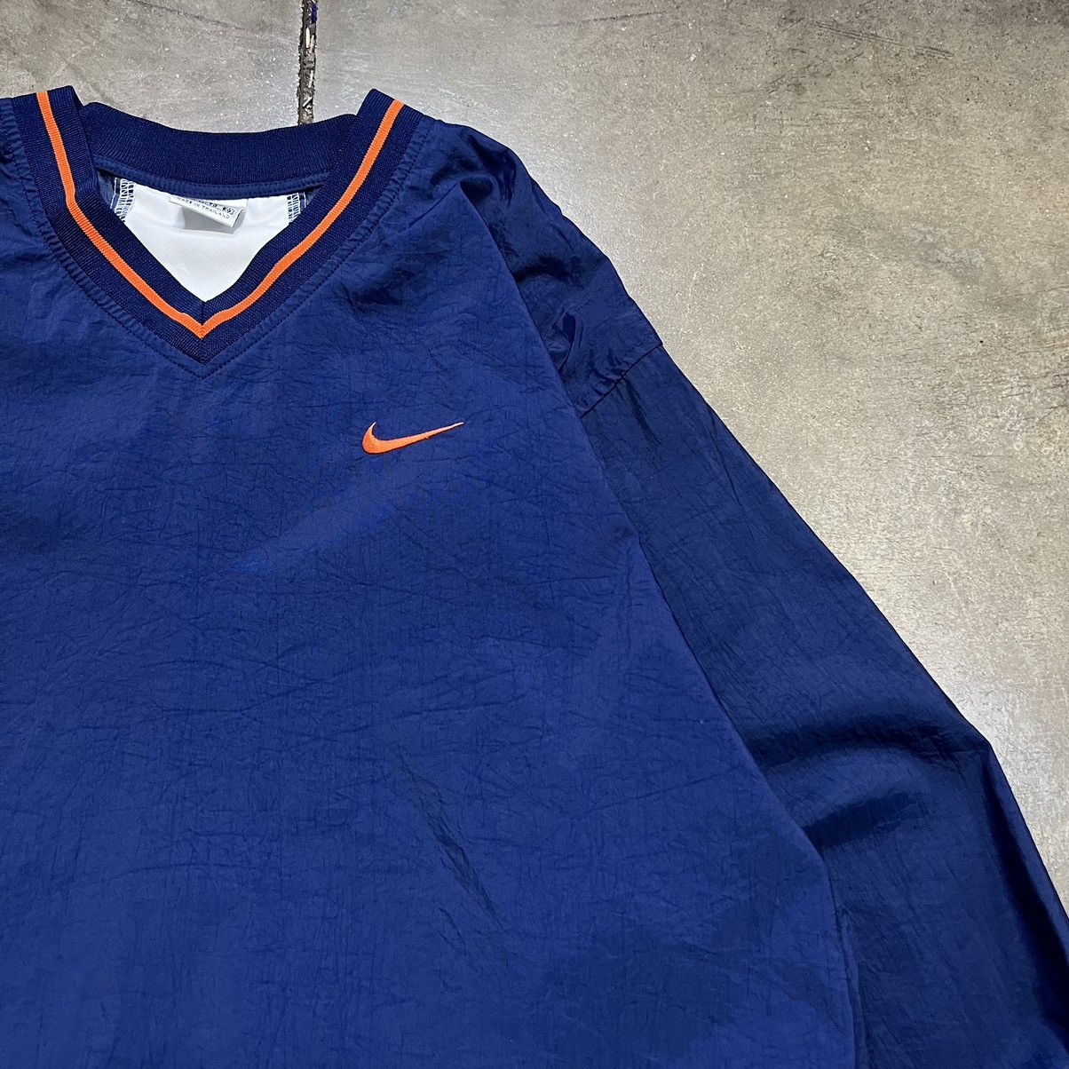 Nike × Vintage Vintage 90s Nike Windbreaker Jacket Mini Center Swoosh Boxy Size US XL / EU 56 / 4 - 3 Thumbnail