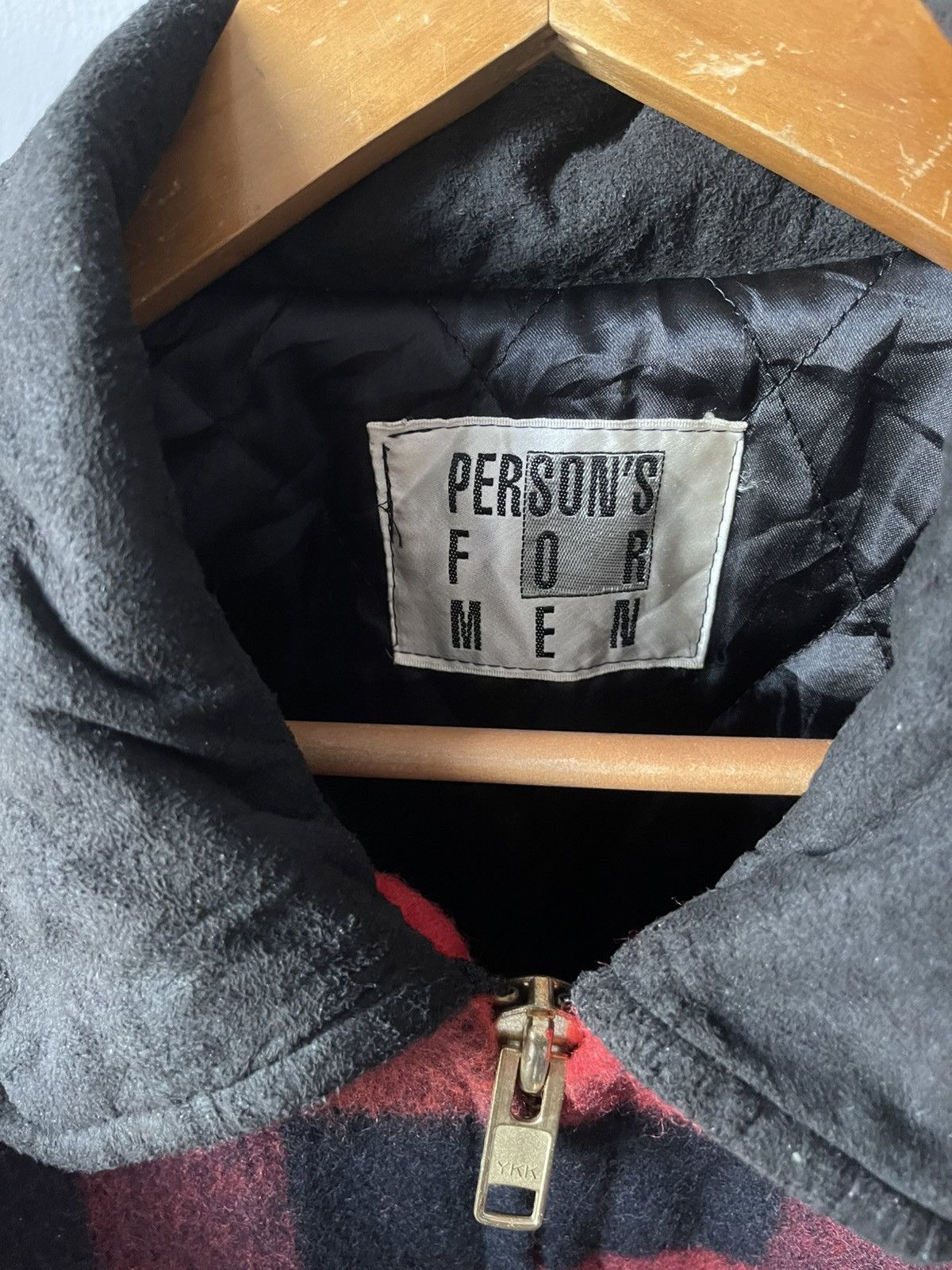 PERSON'S 80s Persons For Men Plaid Wool Destroit Style Jacket Size US L / EU 52-54 / 3 - 11 Thumbnail