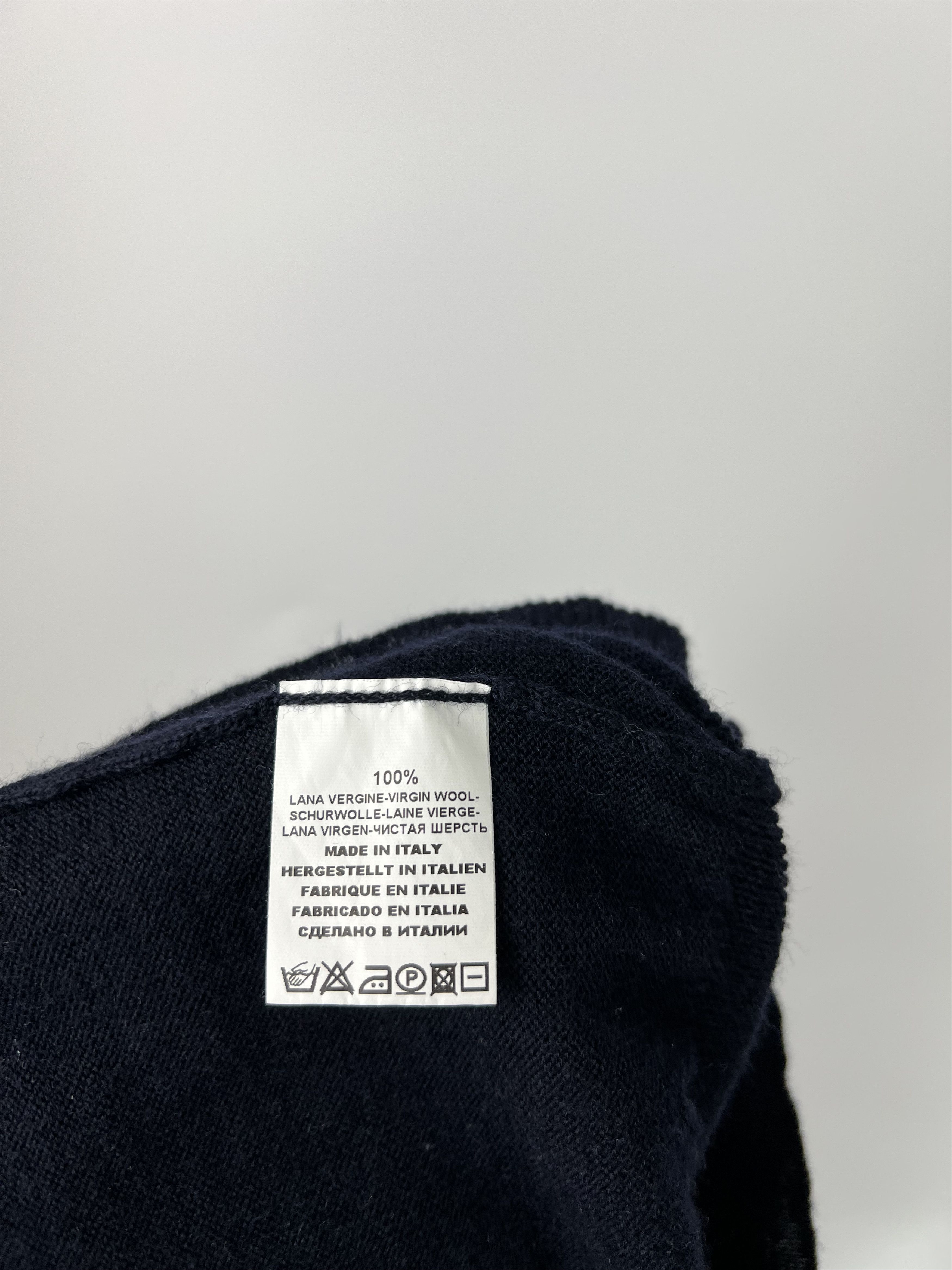 Gran Sasso Gran Sasso Men's Navy Blue Wool Vest Size IT 50 Size US M / EU 48-50 / 2 - 5 Thumbnail