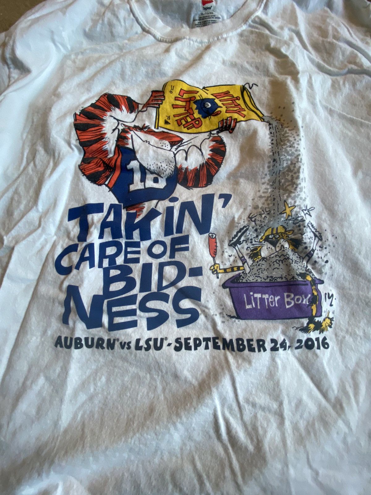 Vintage Lsu v Tigers shirt Size US XL / EU 56 / 4 - 2 Thumbnail