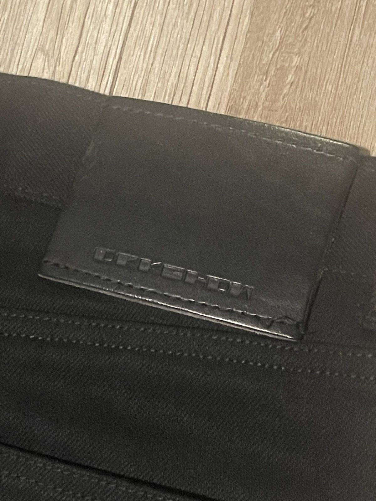 Rick Owens Drkshdw Rick Owen’s MIJ Jim cut denim jeans Size US 29 - 3 Thumbnail
