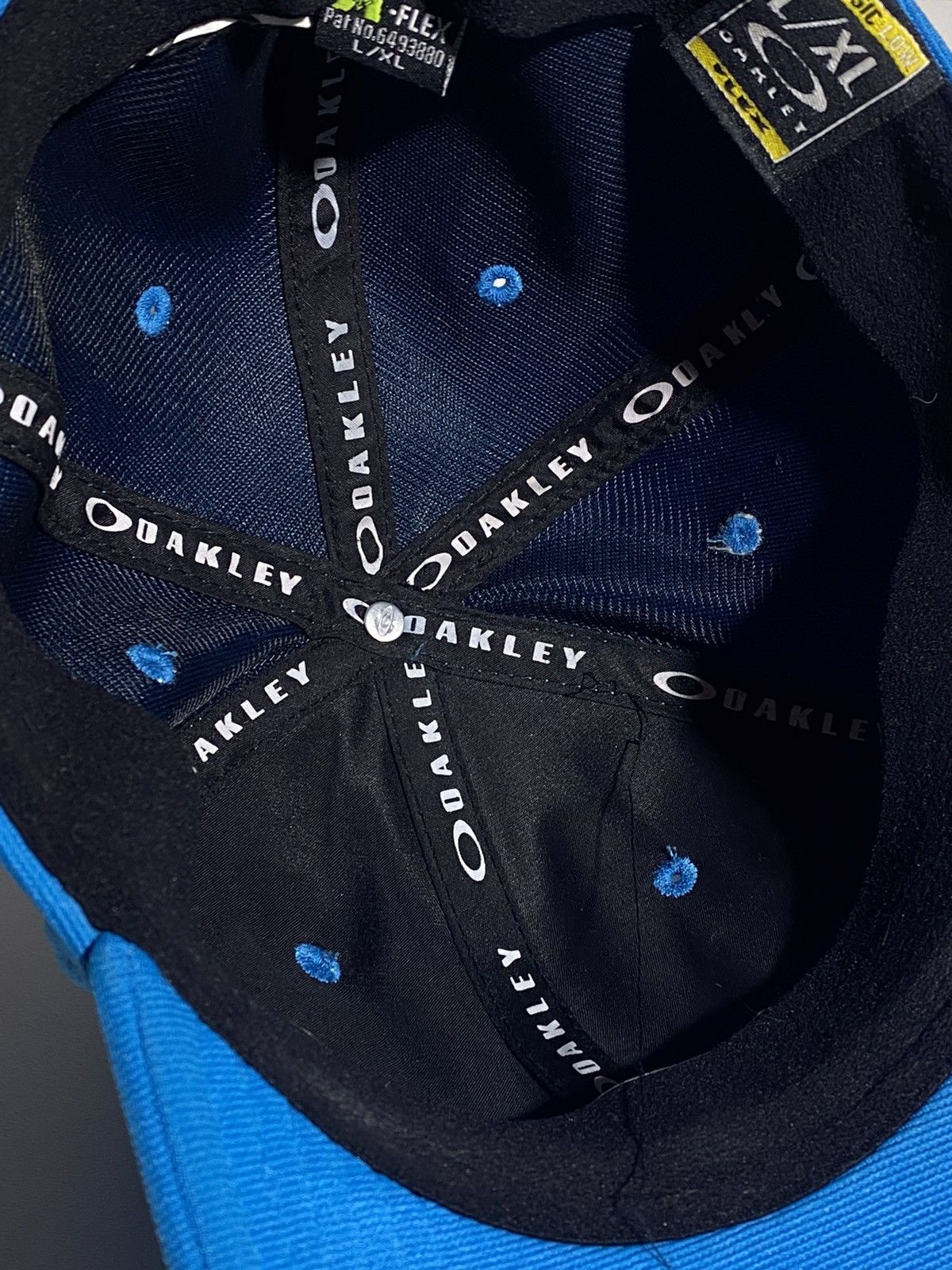 Oakley 🔥Y2K OAKLEY METAL ICON FLEX FIT CAP BLUE RARE GORPCORE STYLE Size ONE SIZE - 10 Thumbnail