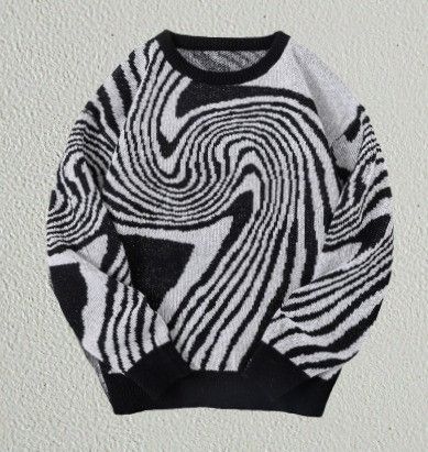 Other Streetwear Vintage Maze Sweater Jacquard Knitted Sweatshirt Size US S / EU 44-46 / 1 - 1 Thumbnail