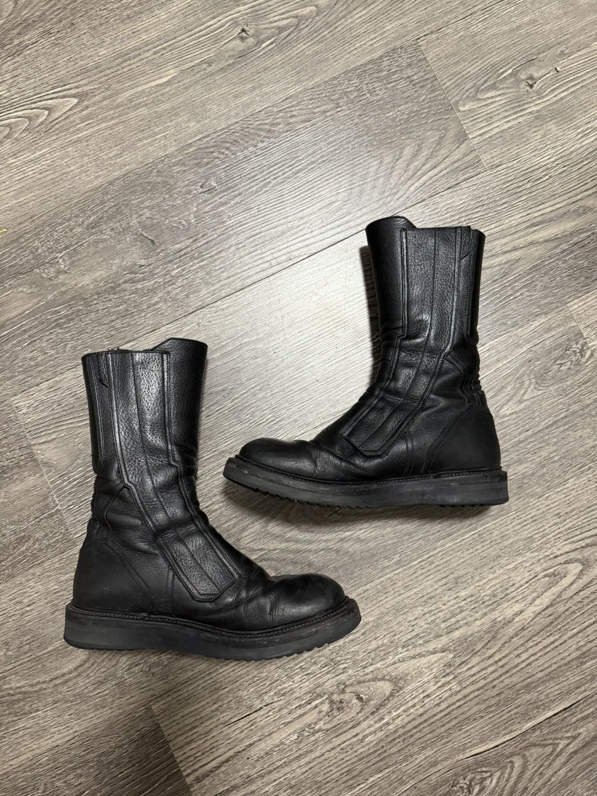 Rick Owens Rick Owens SS15 Moto Creeper Boots Size US 8 / EU 41 - 4 Thumbnail