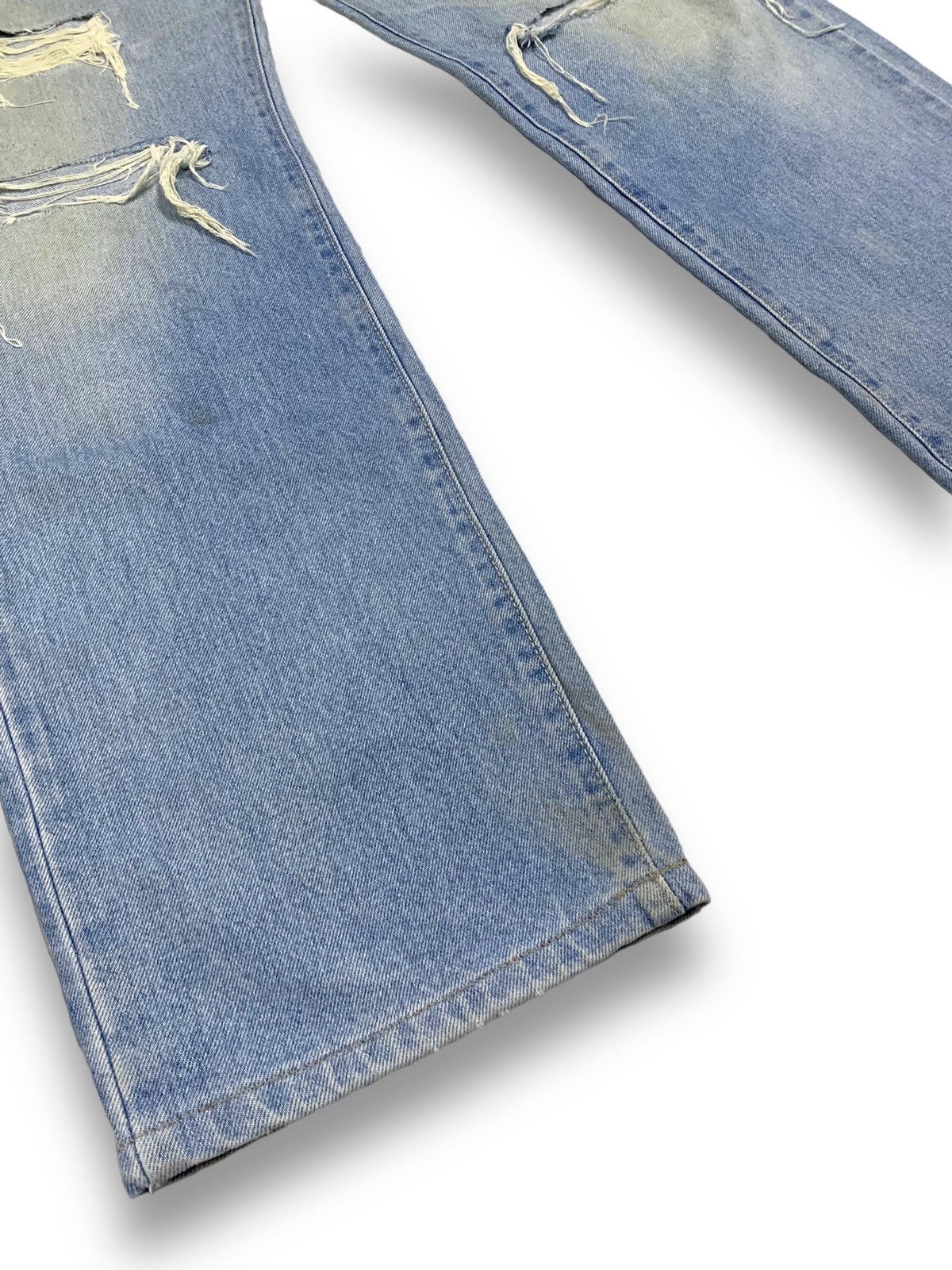 Edwin Vintage 90s Edwin Classic Rusty Mud Wash Distressed Jeans Size US 34 / EU 50 - 10 Thumbnail