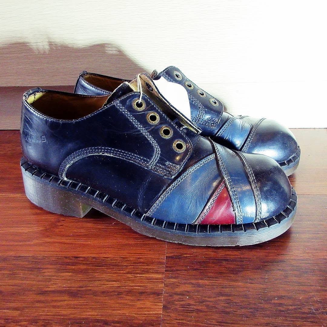 Dr. Martens Vintage Dr Martens Cross over boxtops 8420 Black Oxfords Size US 9 / EU 42 - 1 Thumbnail