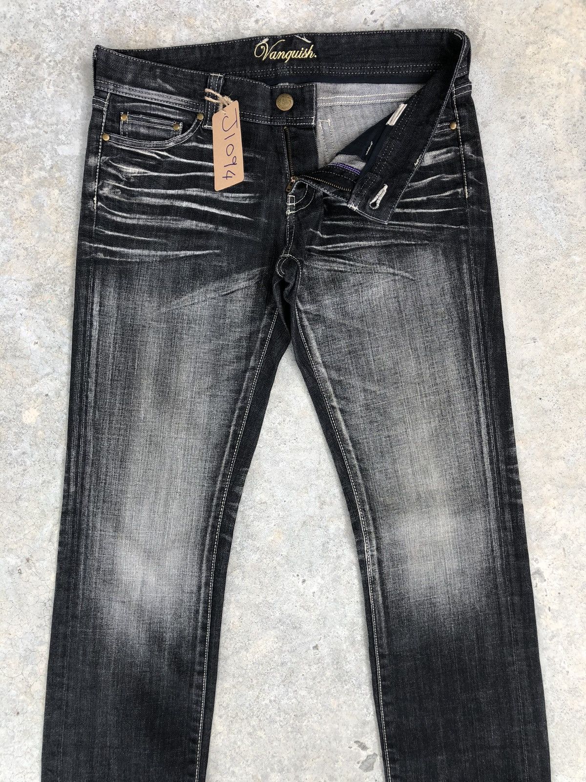 Vanquish Japanese Vanquish Distressed Jeans Skinny Jeans Size US 33 - 3 Thumbnail