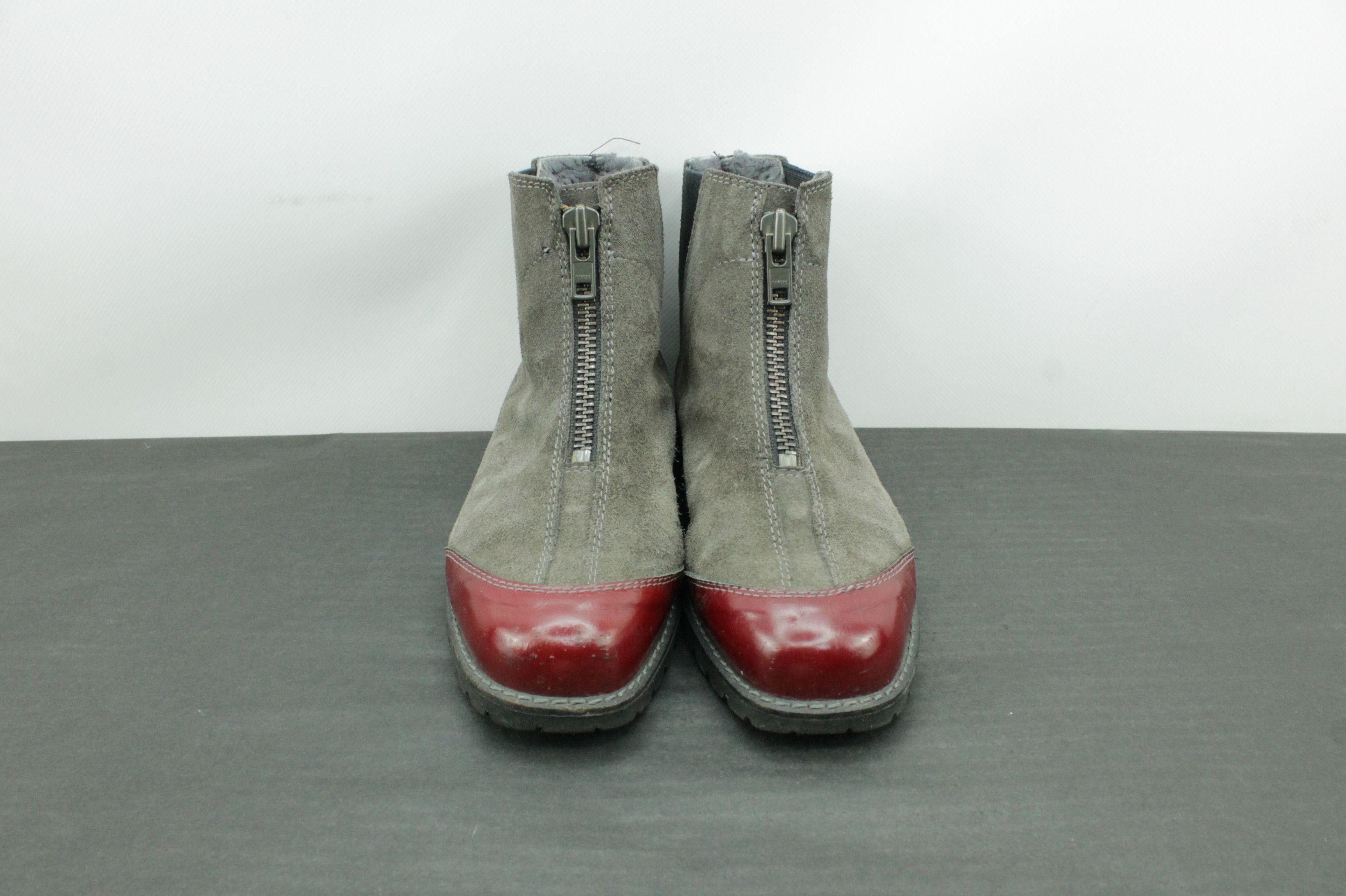 Other Kandahar Hand Made Gray Suede Winter Zip Boots Size US 7 / IT 37 - 2 Thumbnail