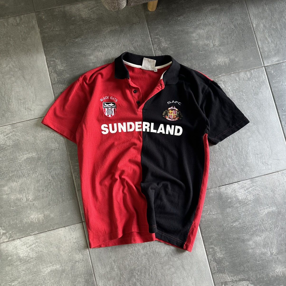 Vintage Vintage Sunderland Polo Black Cats AFC SAFC Y2K 00s Size US L / EU 52-54 / 3 - 4 Thumbnail