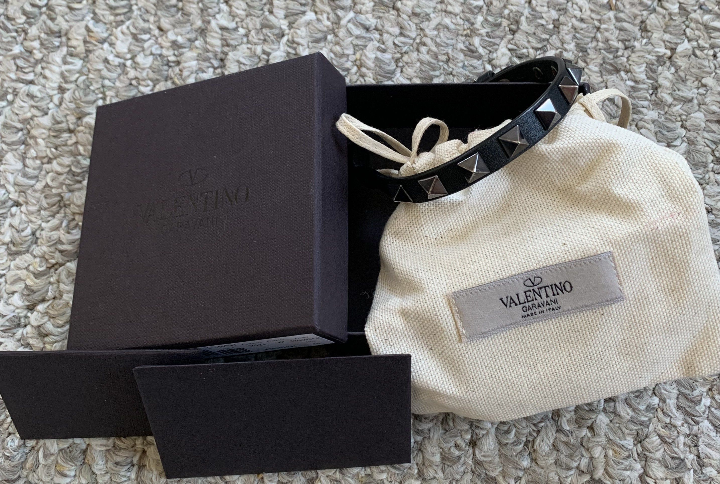 Valentino Valentino Studded Leather Bracelet + Accessories Size ONE SIZE - 6 Thumbnail