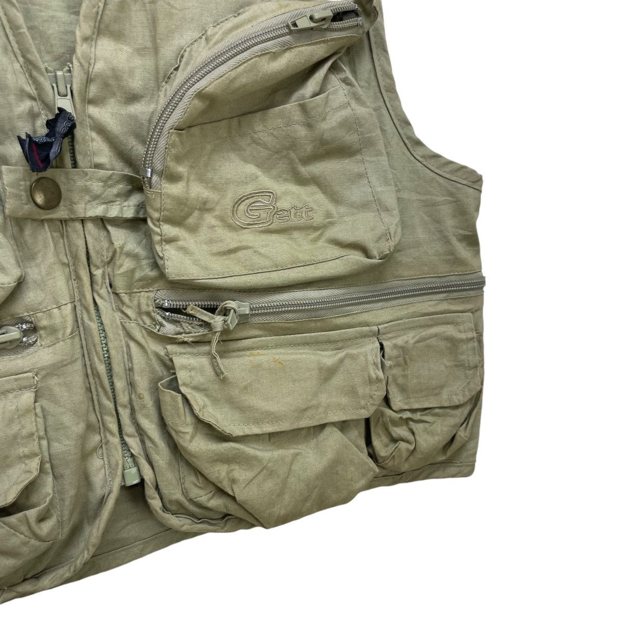 Japanese Brand × Vintage × Voodoo Tactical 💥Vintage Japanese Brand Gett Fishing Vest Tactical Jacket Size US M / EU 48-50 / 2 - 5 Thumbnail