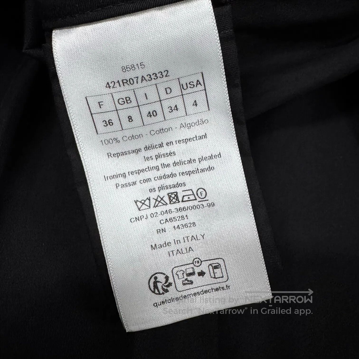 Dior Dior Sleeveless, single-row buttoned, waist belt, vest-sty Size S / US 4 / IT 40 - 6 Thumbnail
