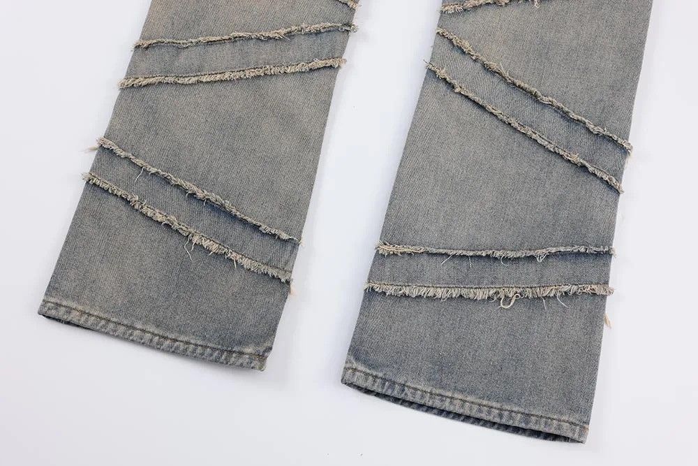 Jean Opium Embroidery Stack Denim Jeans Retro Vintage y2k Size US 30 / EU 46 - 12 Thumbnail