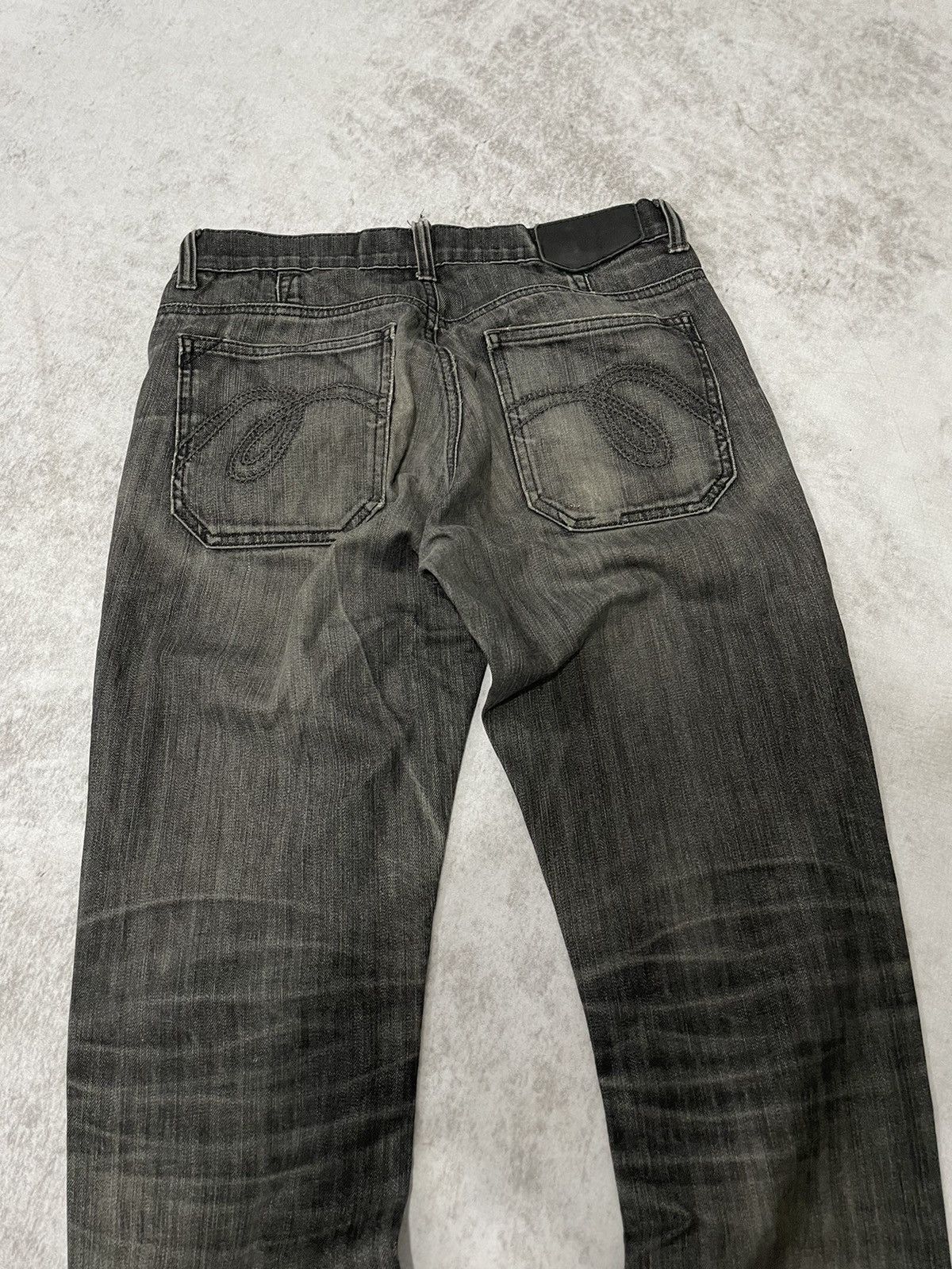 Hysteric Glamour × If Six Was Nine × Le Grande Bleu (L.G.B.) 2000s mc japa smoke wash distressed denim y2k style Size US 28 / EU 44 - 8 Thumbnail