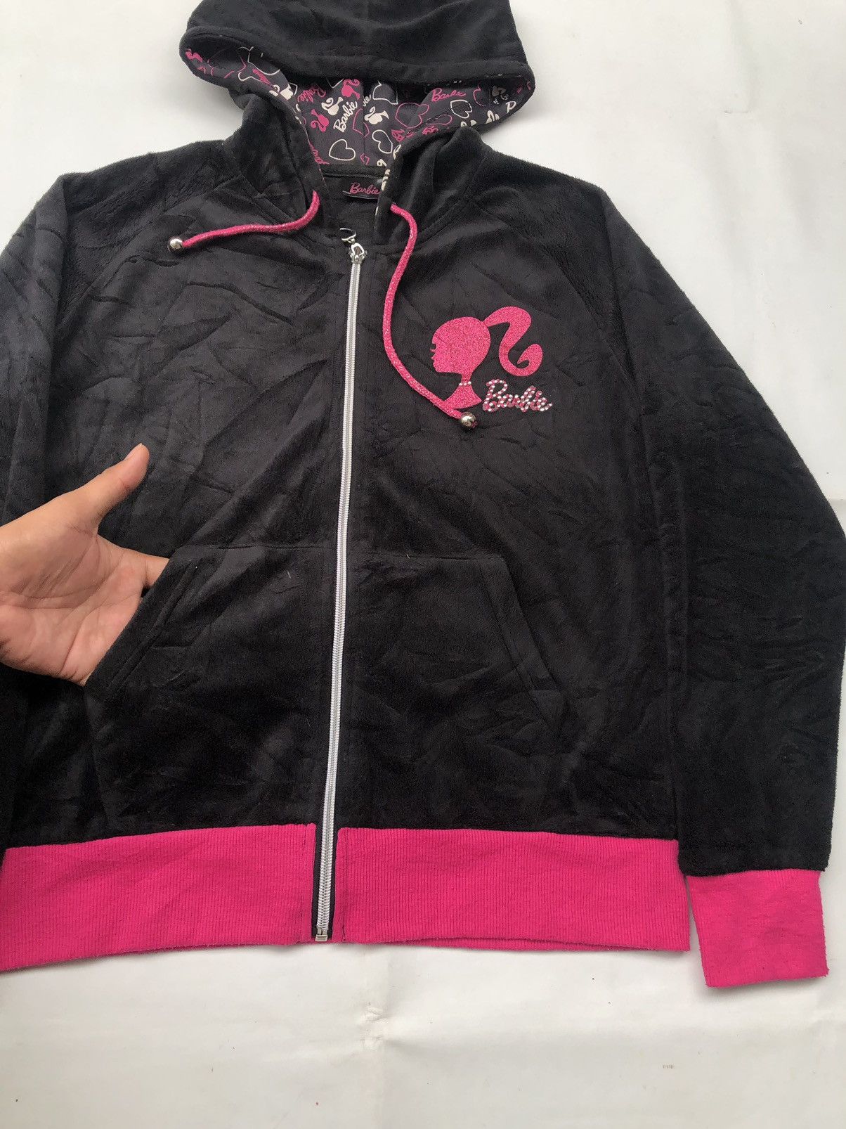If Six Was Nine × Japanese Brand × Le Grande Bleu (L.G.B.) Japan Faux Fur Hoodie Zipper Barbie Ifsix LGB Style Size M / US 6-8 / IT 42-44 - 7 Thumbnail
