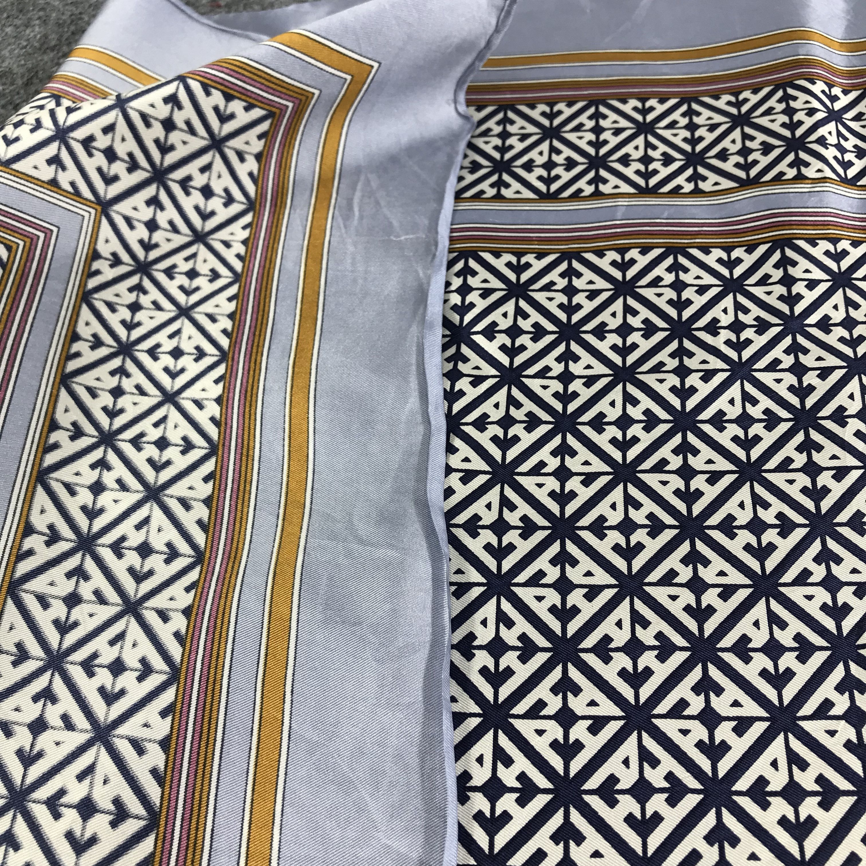 Hardy Amies Vintage Hardy Amies Geometrical Silk Scarf M138 Size ONE SIZE - 6 Thumbnail