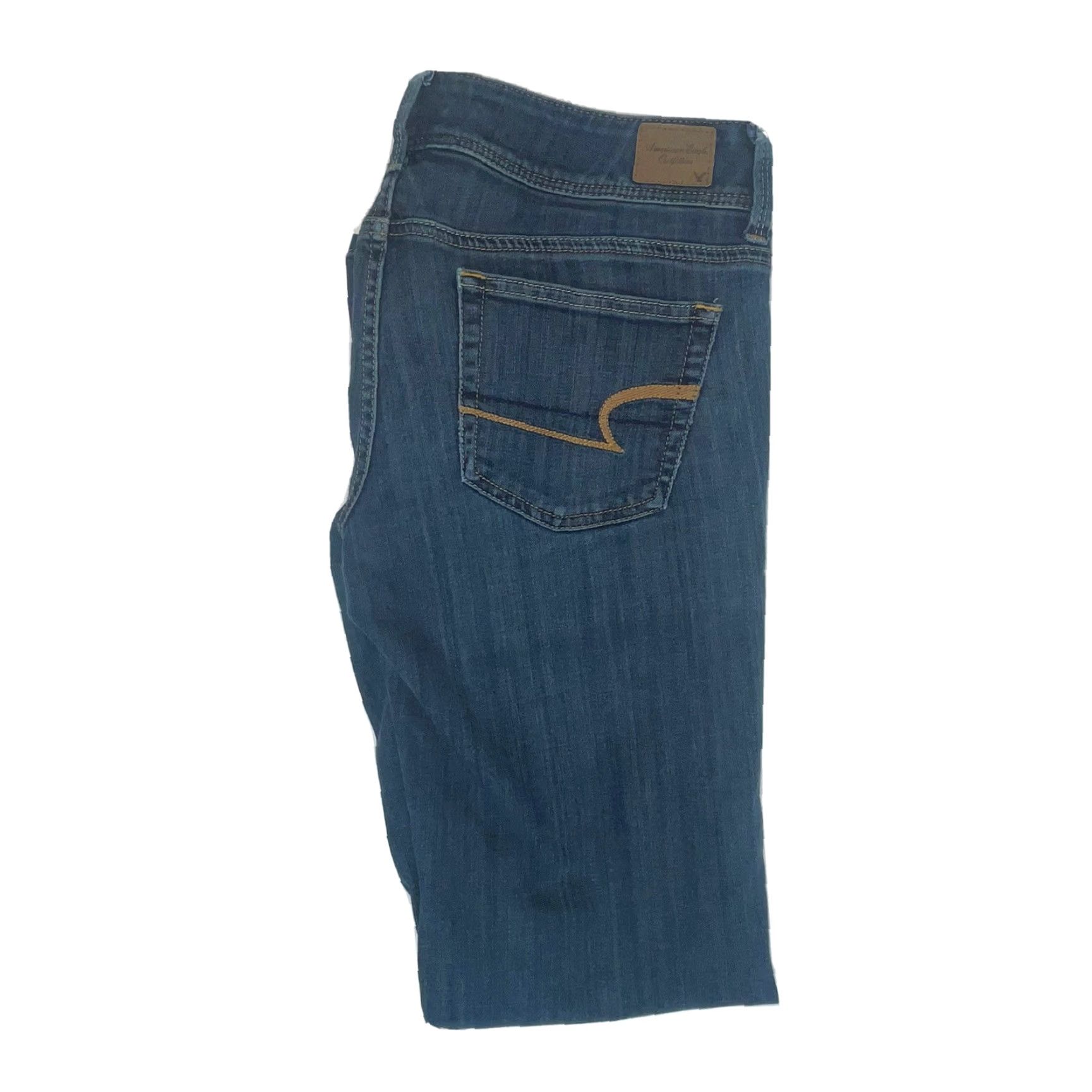 American Eagle Outfitters American Eagle Outfitters Jeans Women 8 Regular Bootcut Denim Blue Slim Boot Stretch 30x30 Size 30" / US 8 / IT 44 - 3 Thumbnail