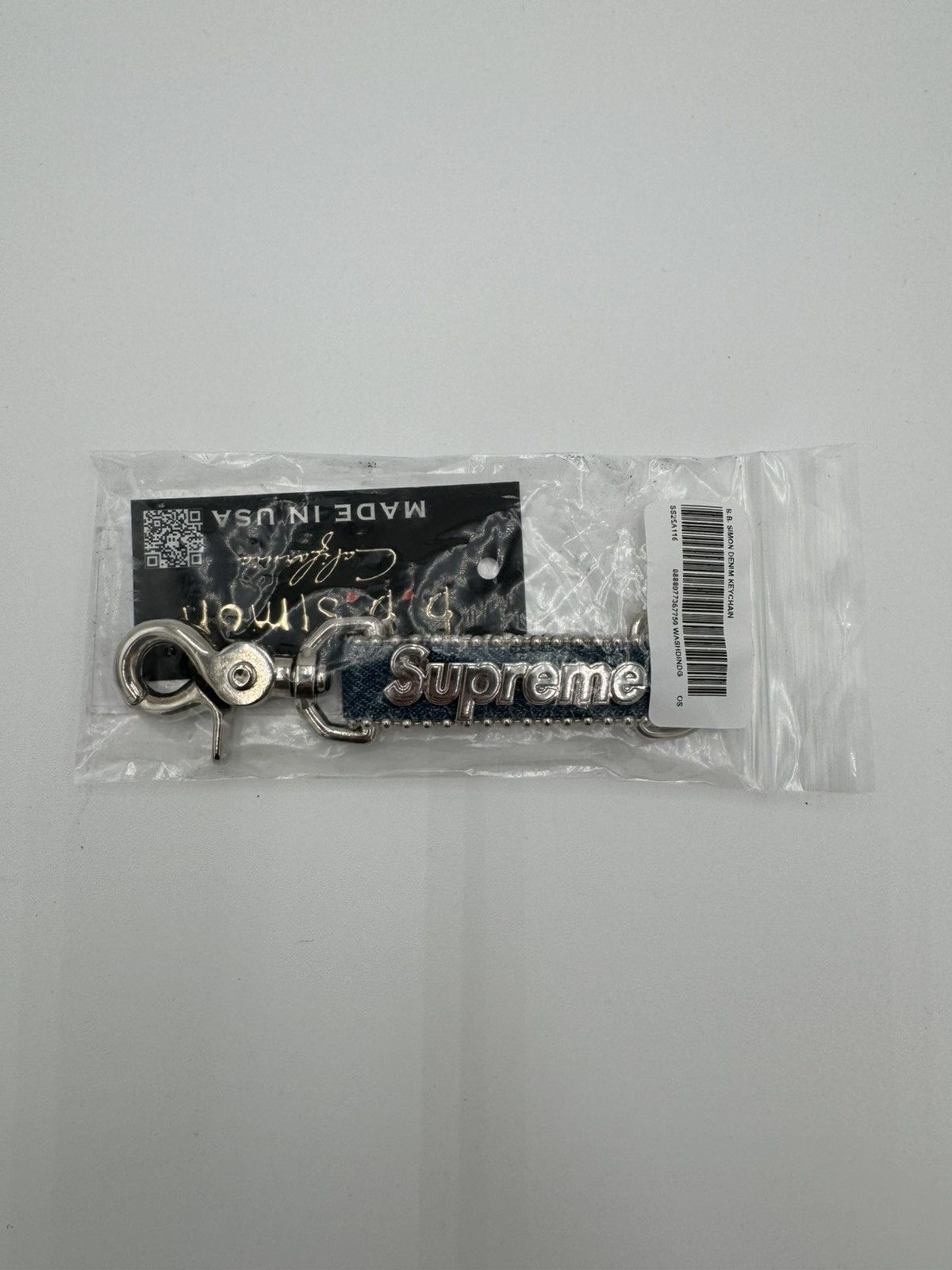 Supreme®/b.b. Simon Denim Keychain 黒 Spring/Summer 2025 Preview – Supreme