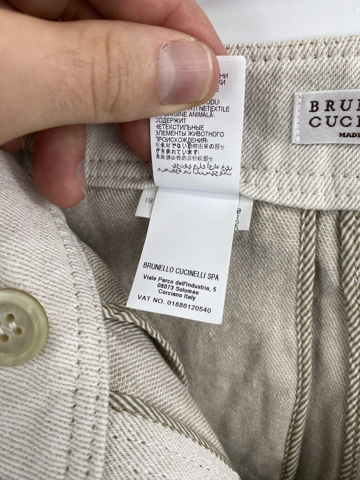 Brunello Cucinelli 🇮🇹 Brunello Cucinelli Linen 23% Pants Rare Retro Size 28" / US 6 / IT 42 - 6 Thumbnail