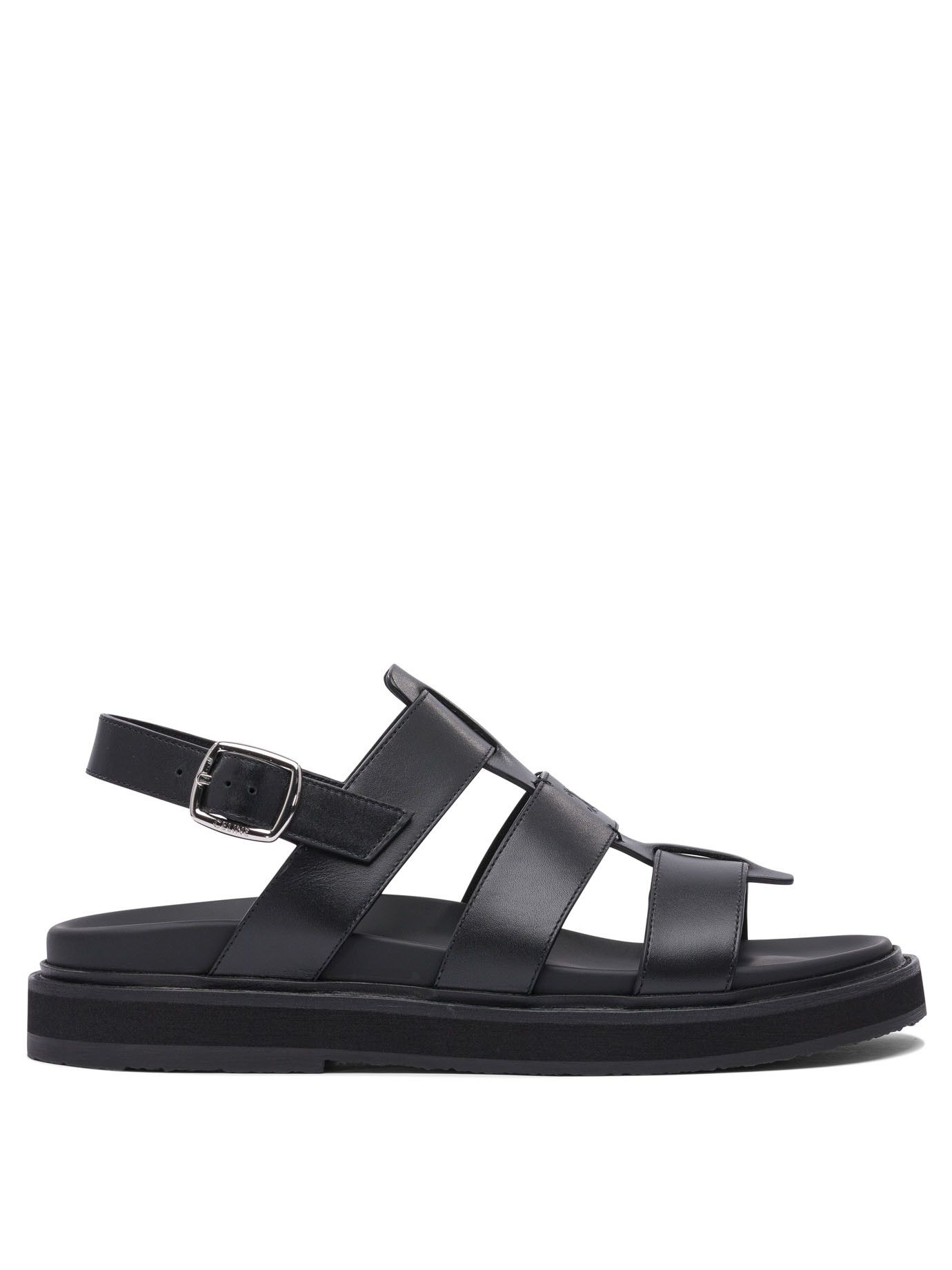 サンダル CELINE  Triomphe Mule 05 suede and leather sandals Celine Triomphe Mule 05 suede and leather sandals IT 44