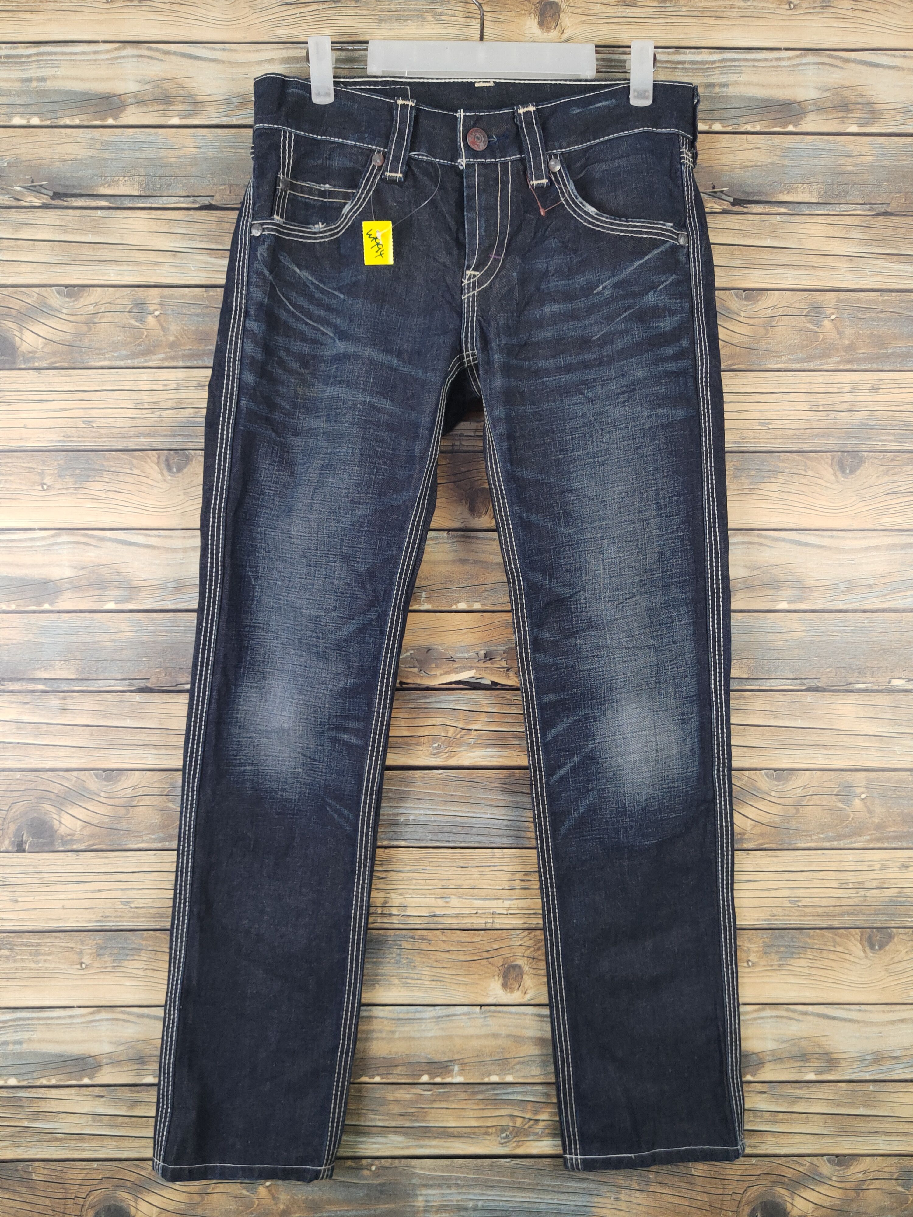 Levi's Levi's Black faded Distressed denim Jeans #W1994 Size US 29 - 1 Thumbnail