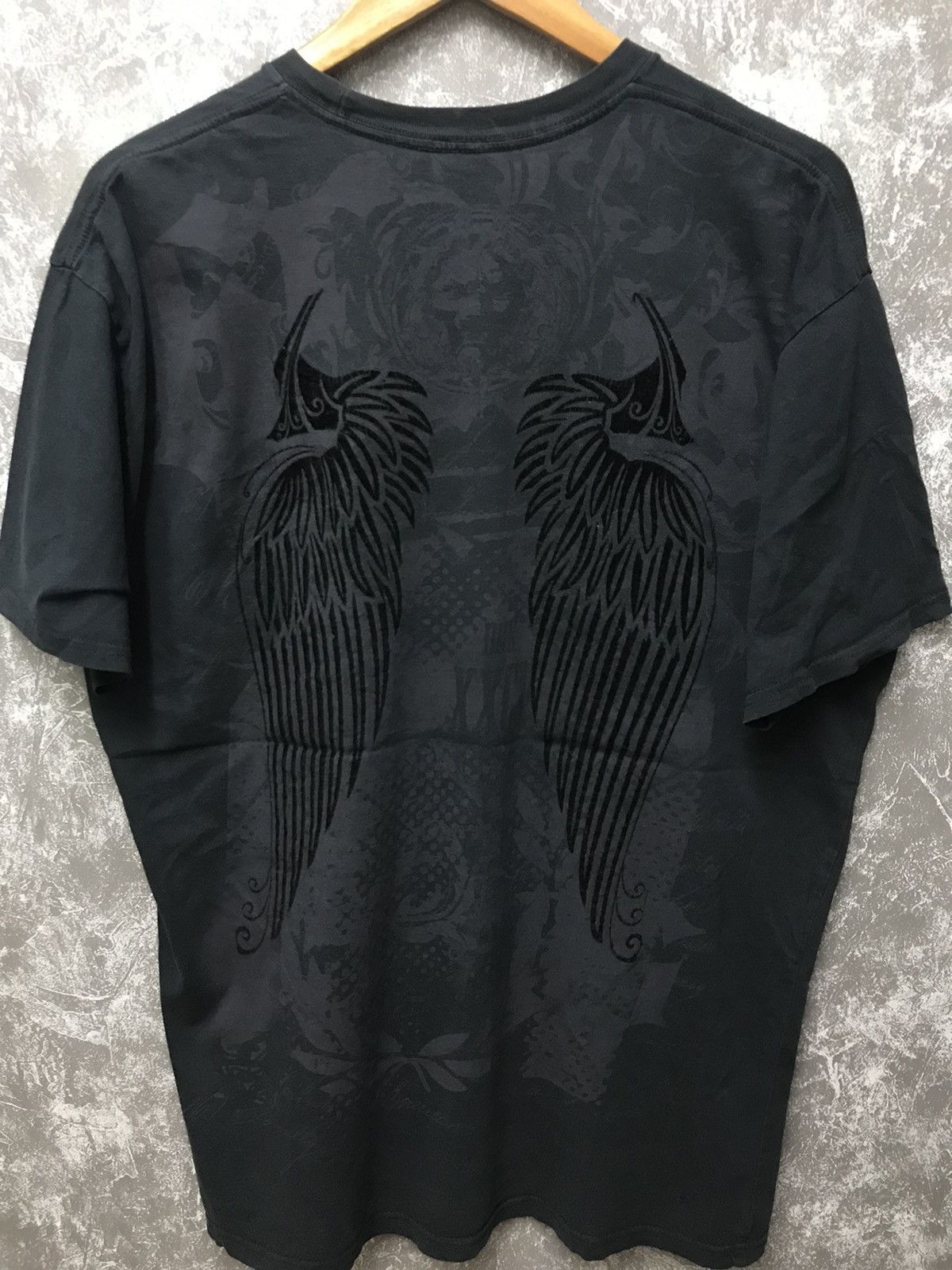 Affliction × Ed Hardy × Southpole Chemistry Affliction Eagle Wings Y2K Graphic Tee Size US XL / EU 56 / 4 - 2 Thumbnail