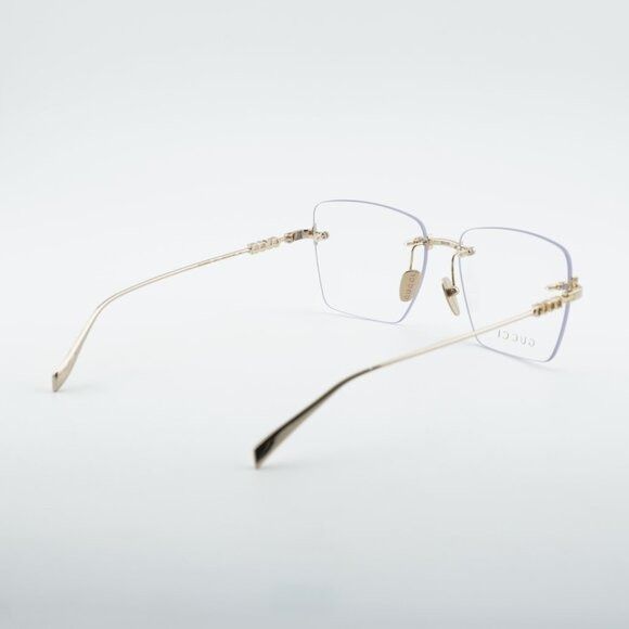 Gucci Gucci GG1938O 001 Square Eyeglasses - Gold 54mm Size ONE SIZE - 8 Thumbnail