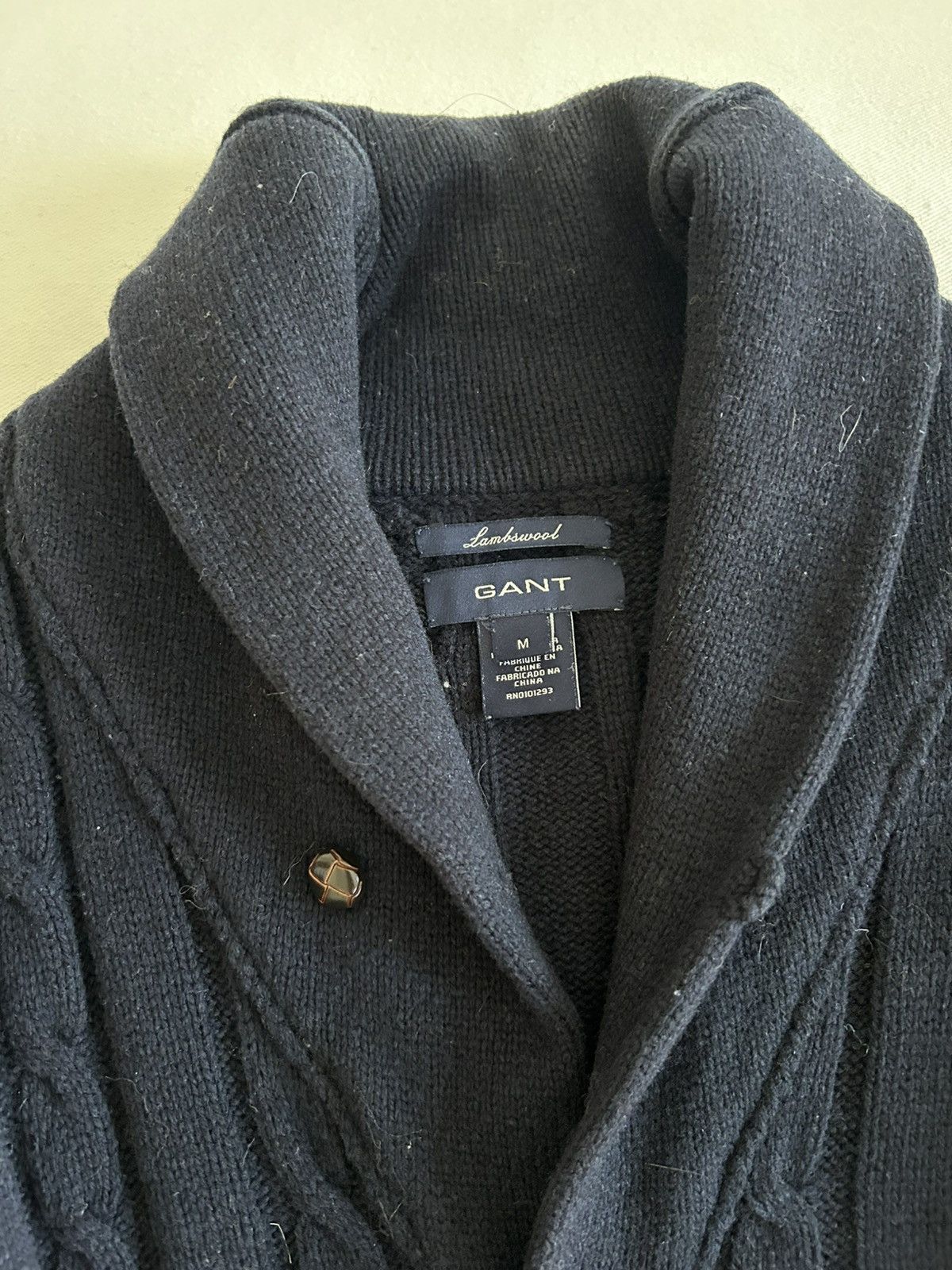 Gant VINTAGE Gant navy shawl collar cardigan Size US M / EU 48-50 / 2 - 3 Thumbnail