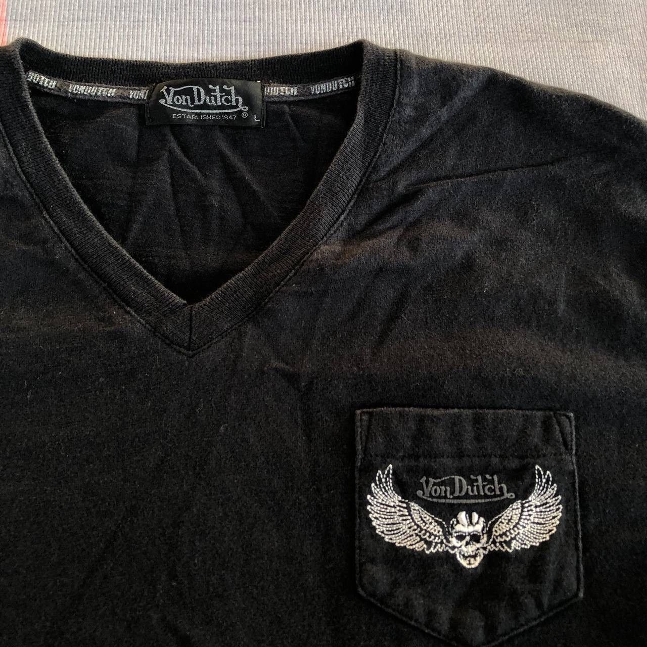 Von Dutch Rare Vintage Von Dutch Embroidered Logo Tees Size US M / EU 48-50 / 2 - 6 Thumbnail