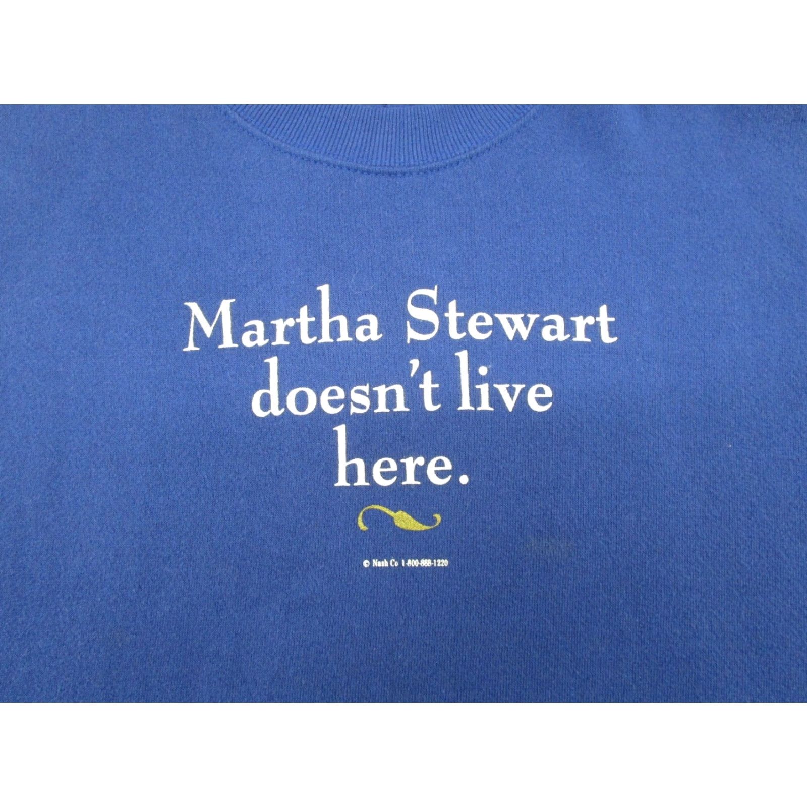 Lee Martha Stewart Doesn't Live Here 90s Y2K Cooking Parody Comedy Sweatshirt XL Size US XL / EU 56 / 4 - 2 Thumbnail