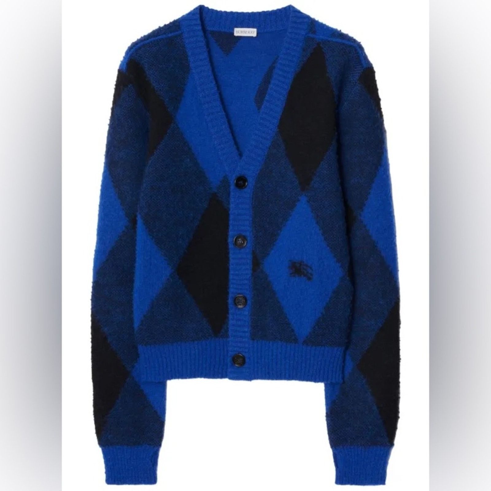 Burberry Burberry argyle-check wool cardigan m Size M / US 6-8 / IT 42-44 - 1 Thumbnail