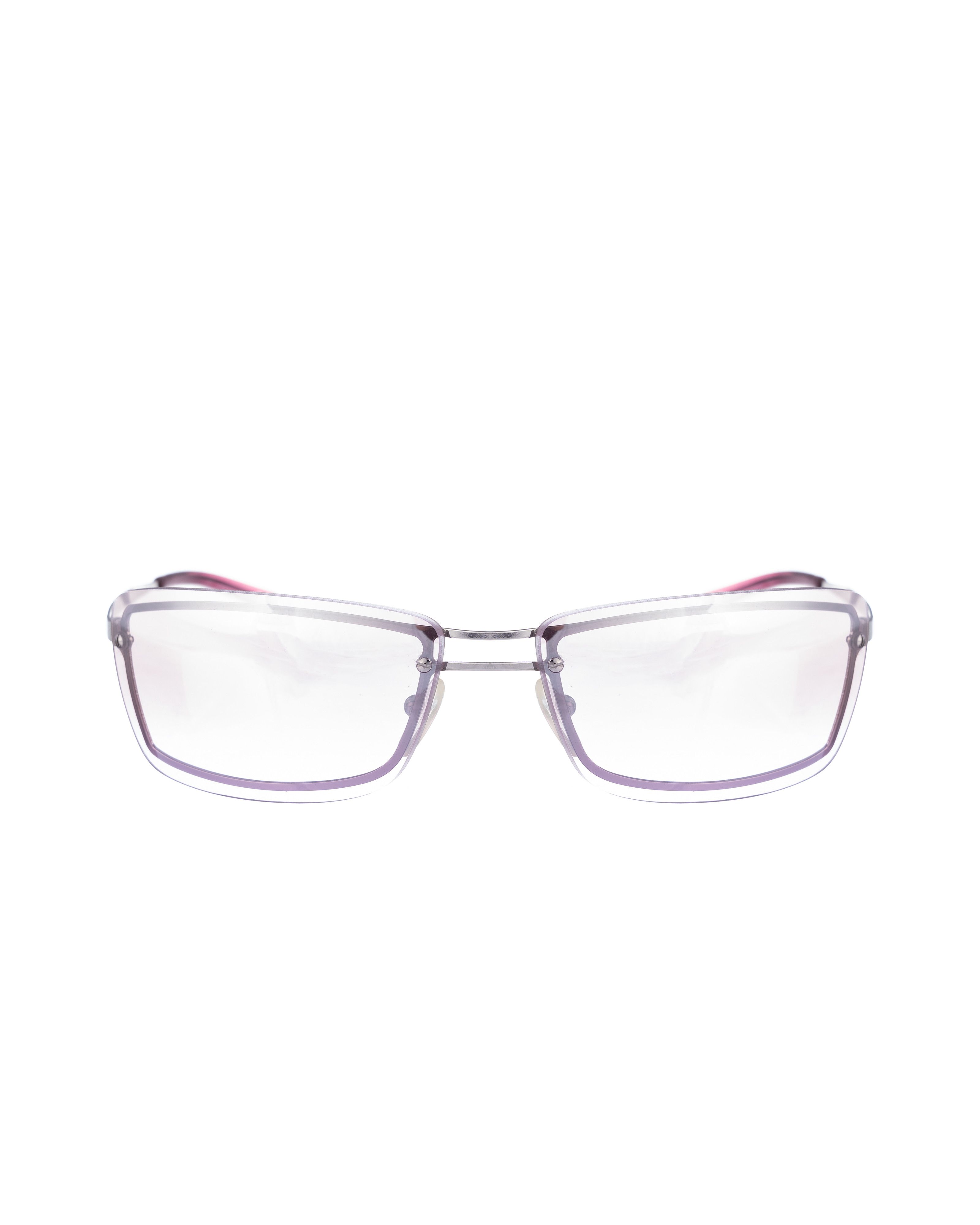 Valentino Oliver by Valentino 90's Pink Rectangular Frame Sunglasses Size ONE SIZE - 1 Thumbnail