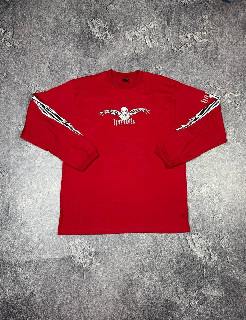 Tony Hawk Y2K Tony Hawk Skeleton Red Longsleeve Skater Era Hype Size US L / EU 52-54 / 3 - 1 Thumbnail