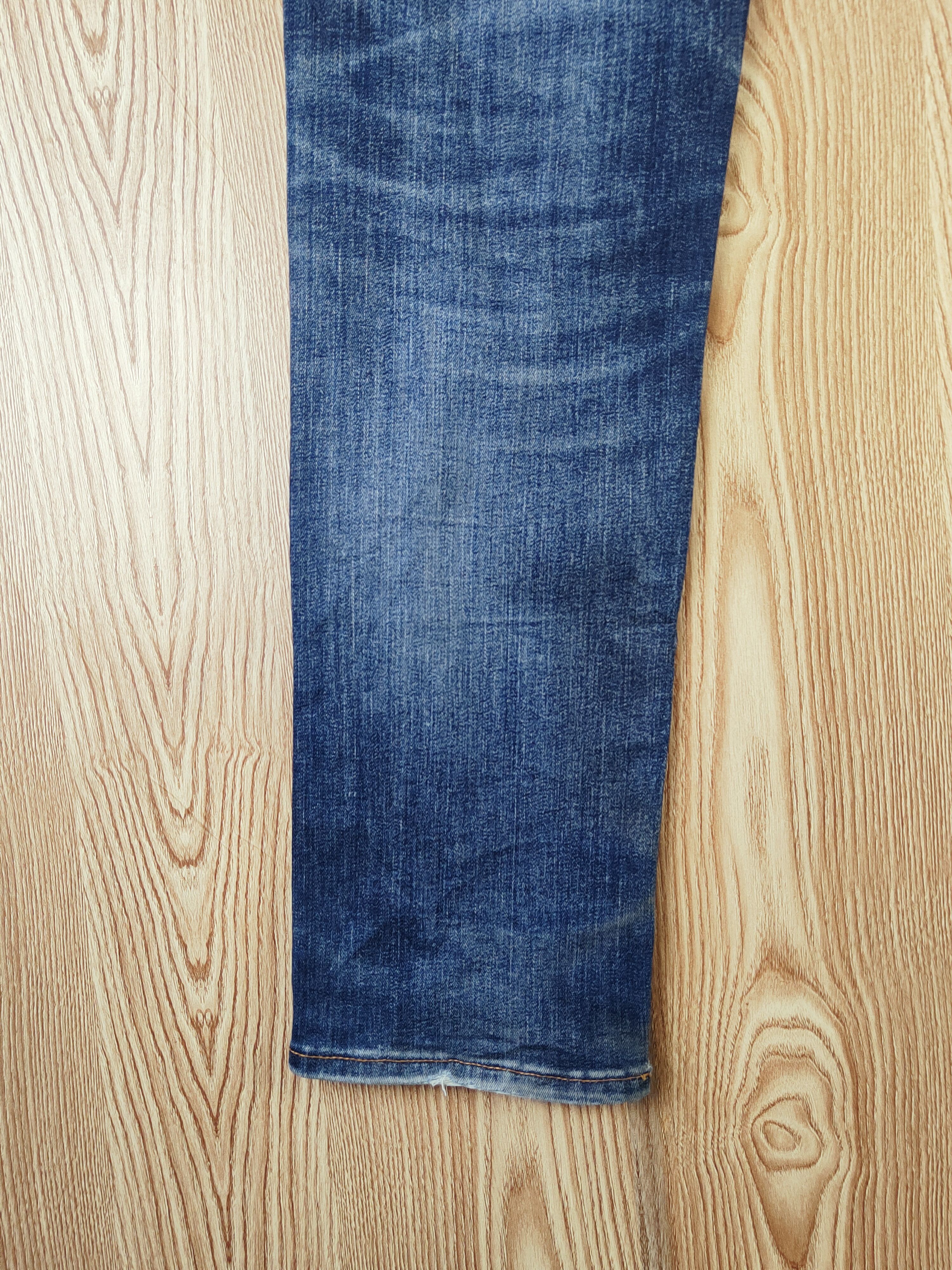 Gap Gap Dark Blue Distressed Ripped Jeans #S2693 Size US 32 / EU 48 - 11 Thumbnail
