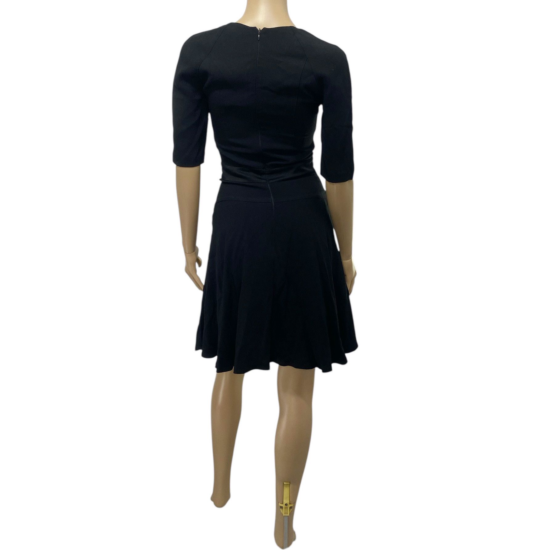 Versus Versace Black Chain Stud Accents Sheath Dress Size XS / US 0-2 / IT 36-38 - 4 Thumbnail