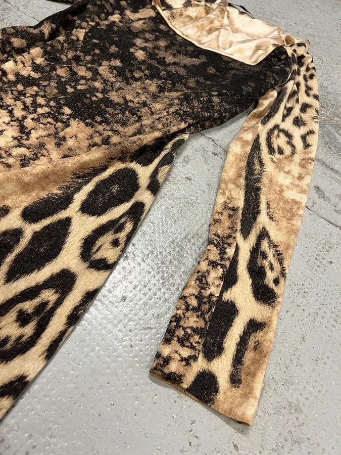 Roberto Cavalli FW2001 Roberto Cavalli Gradient Leopard Dress Size S / US 4 / IT 40 - 6 Thumbnail