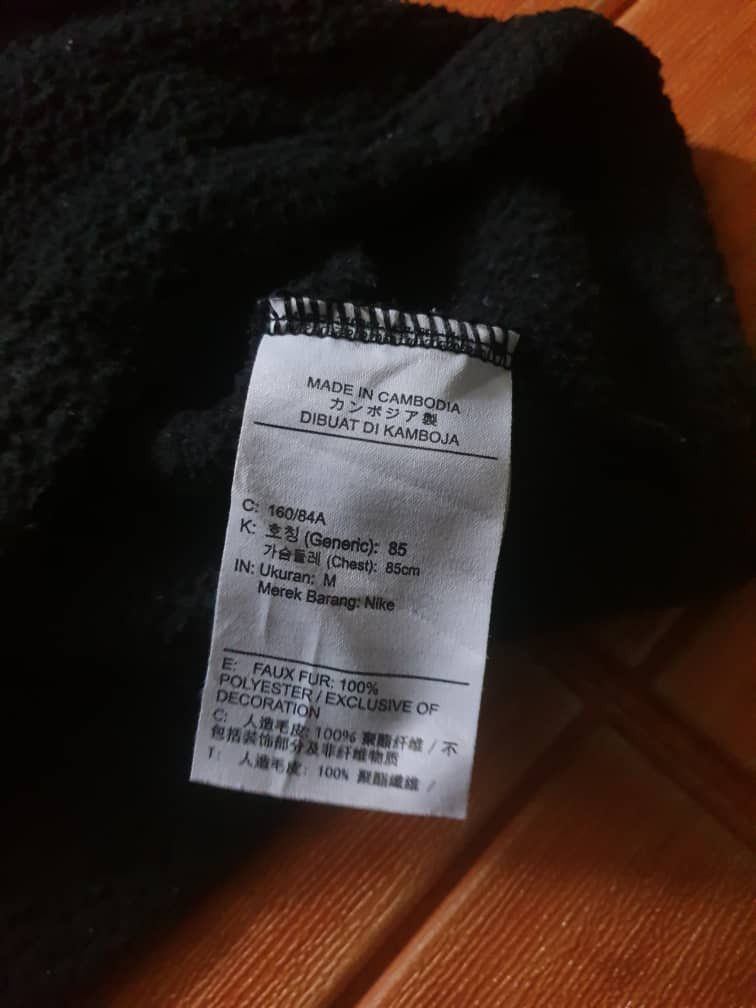 Nike Nike just do black colour fleece Sweater Size M / US 6-8 / IT 42-44 - 3 Thumbnail