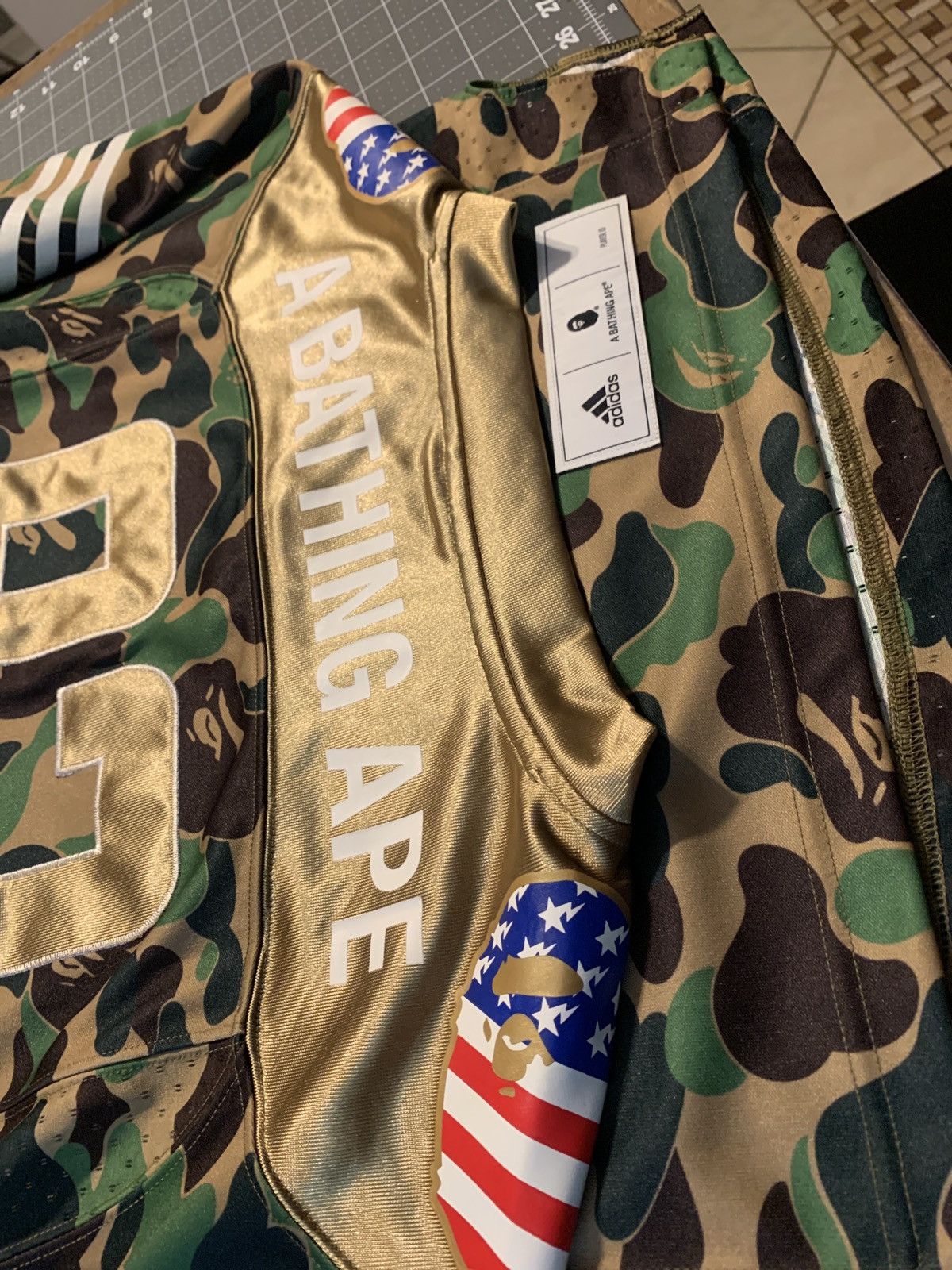 Adidas × Bape BAPE X ADIDAS JERSEY Size US S / EU 44-46 / 1 - 4 Thumbnail