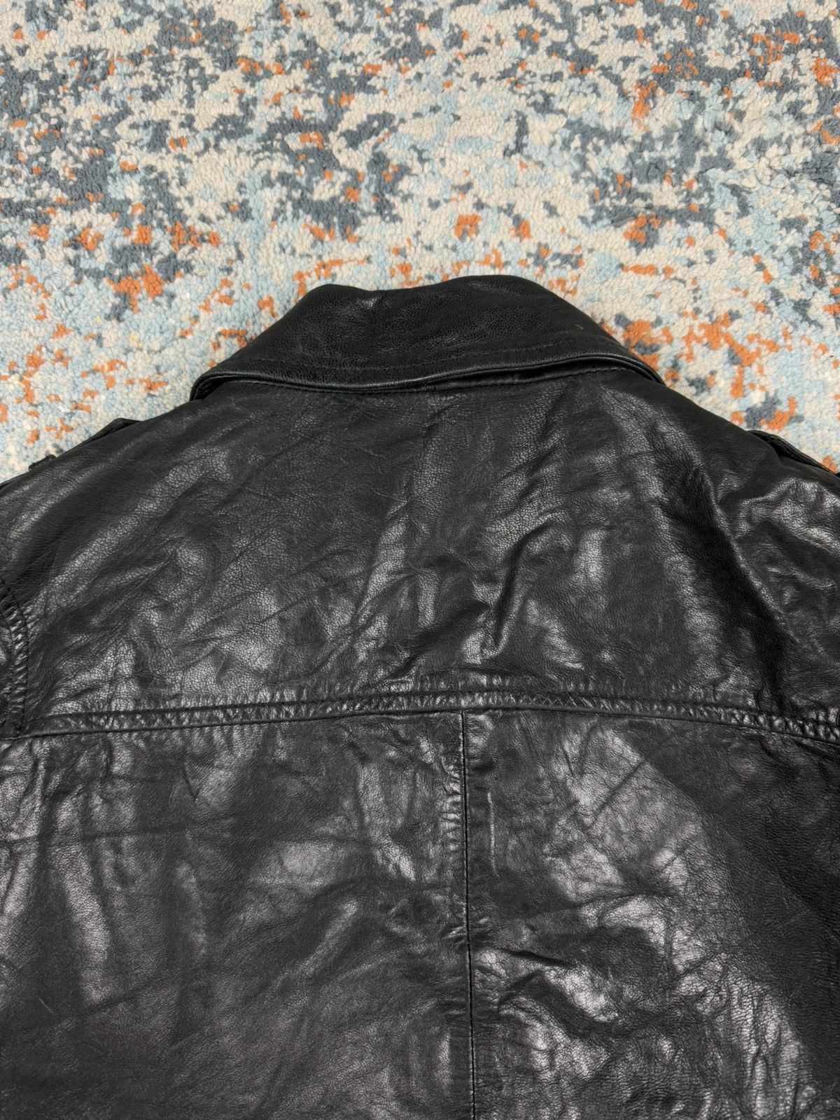 Vintage Vintage 90s hElium real leather bomber biker jacket Size US XS / EU 42 / 0 - 8 Thumbnail
