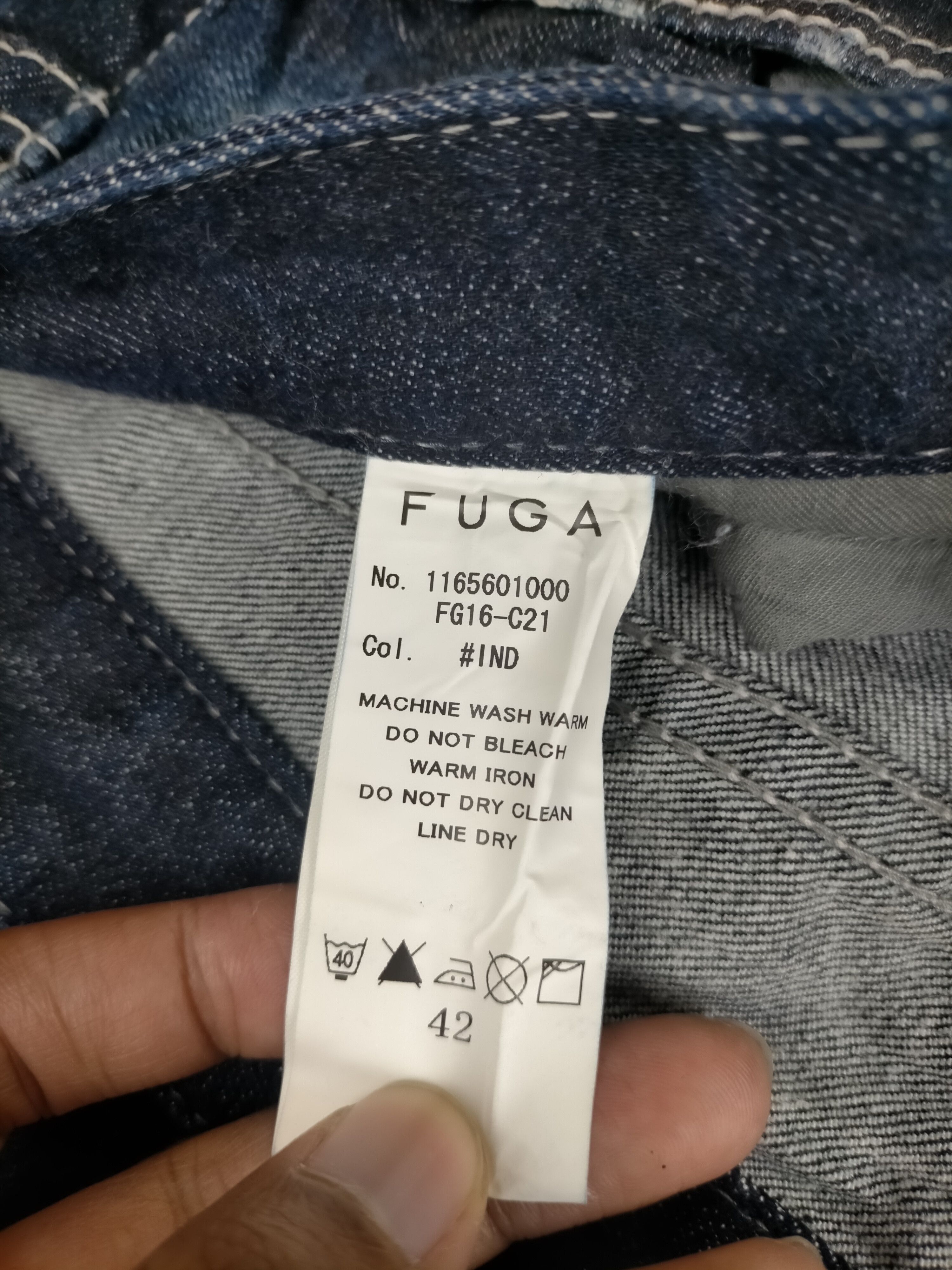 14th Addiction Rare Fuga Distressed Clawmark Washed Skinny Jeans Size US 30 / EU 46 - 10 Thumbnail