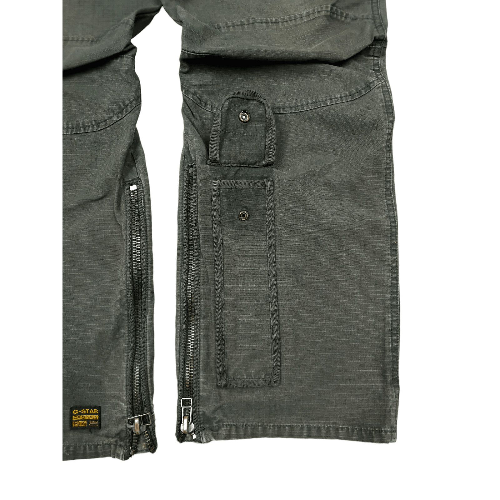 G-Star × Japanese Brand 💎 32/32 G-star RAW 3D Cargo Loose Pants Jeans Utility Y2K Size US 32 / EU 48 - 13 Thumbnail
