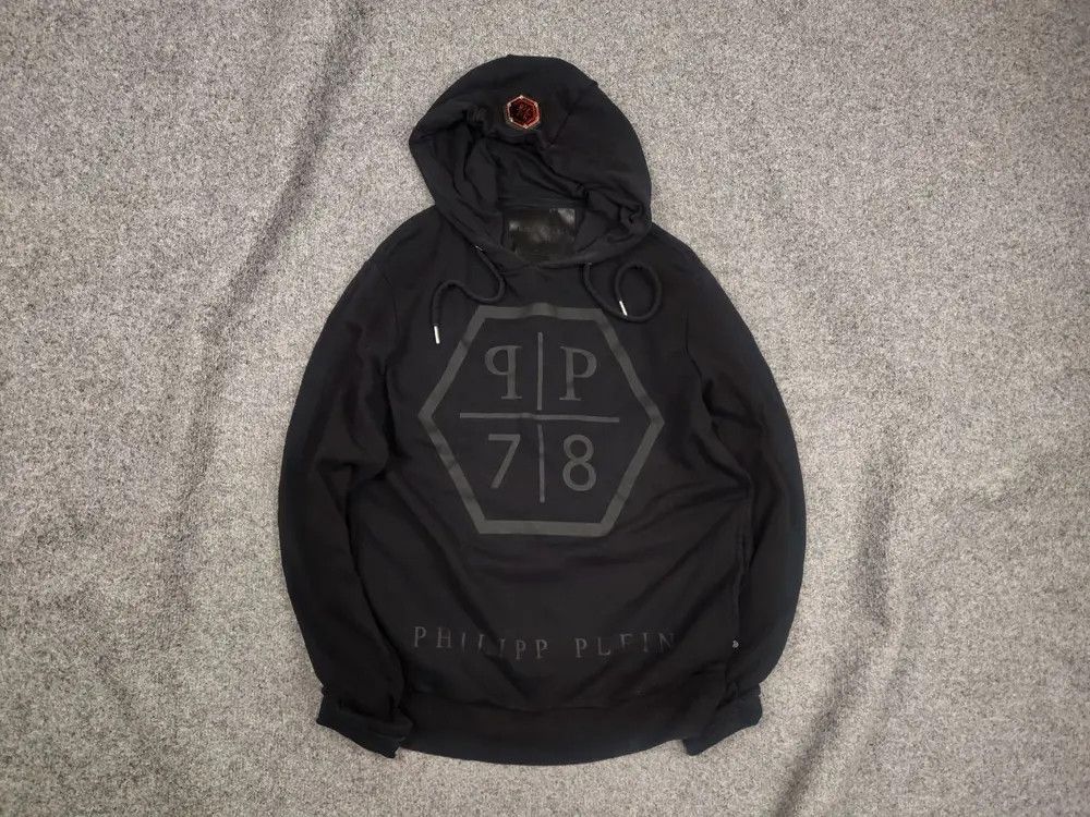 Philipp Plein Homme Authentic design Black Logo Hoodie