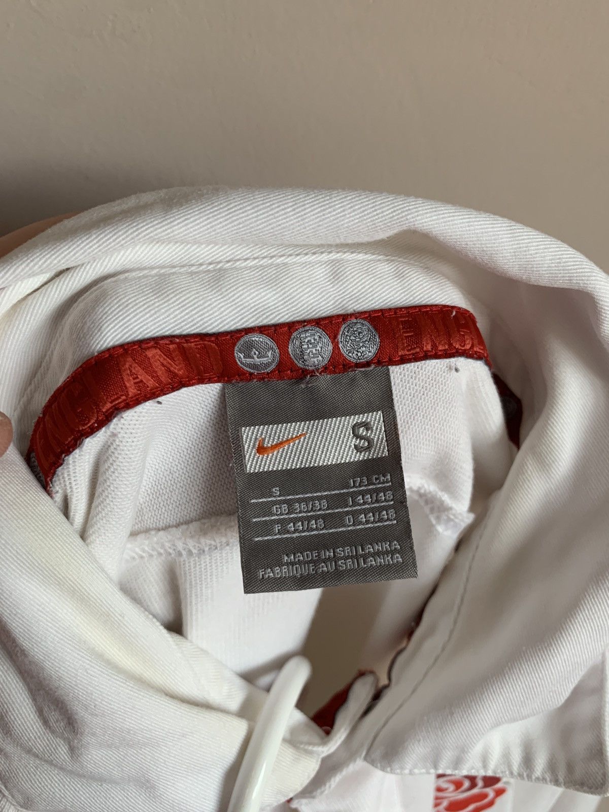 Vintage England Vintage Rugby Union Long Sleeve Shirt Nike Retro S Size US S / EU 44-46 / 1 - 16 Thumbnail